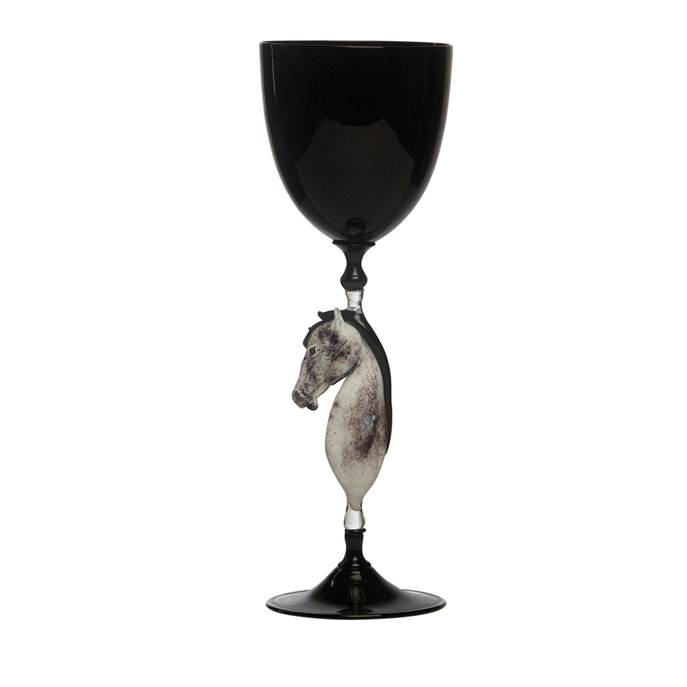 Pferd Murano Weinglas N°5 - Hauptansicht