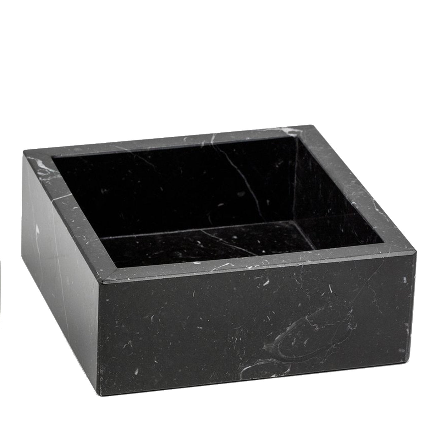 Black Marble Guest Towel Tray - Main view