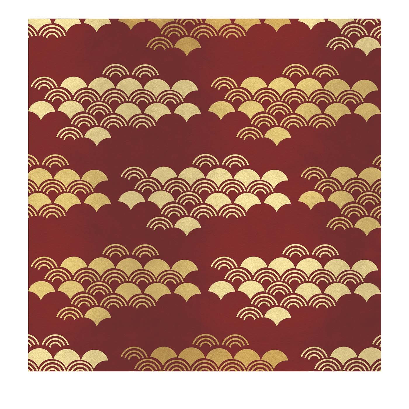 Japanese Pattern Red Panel - Main view