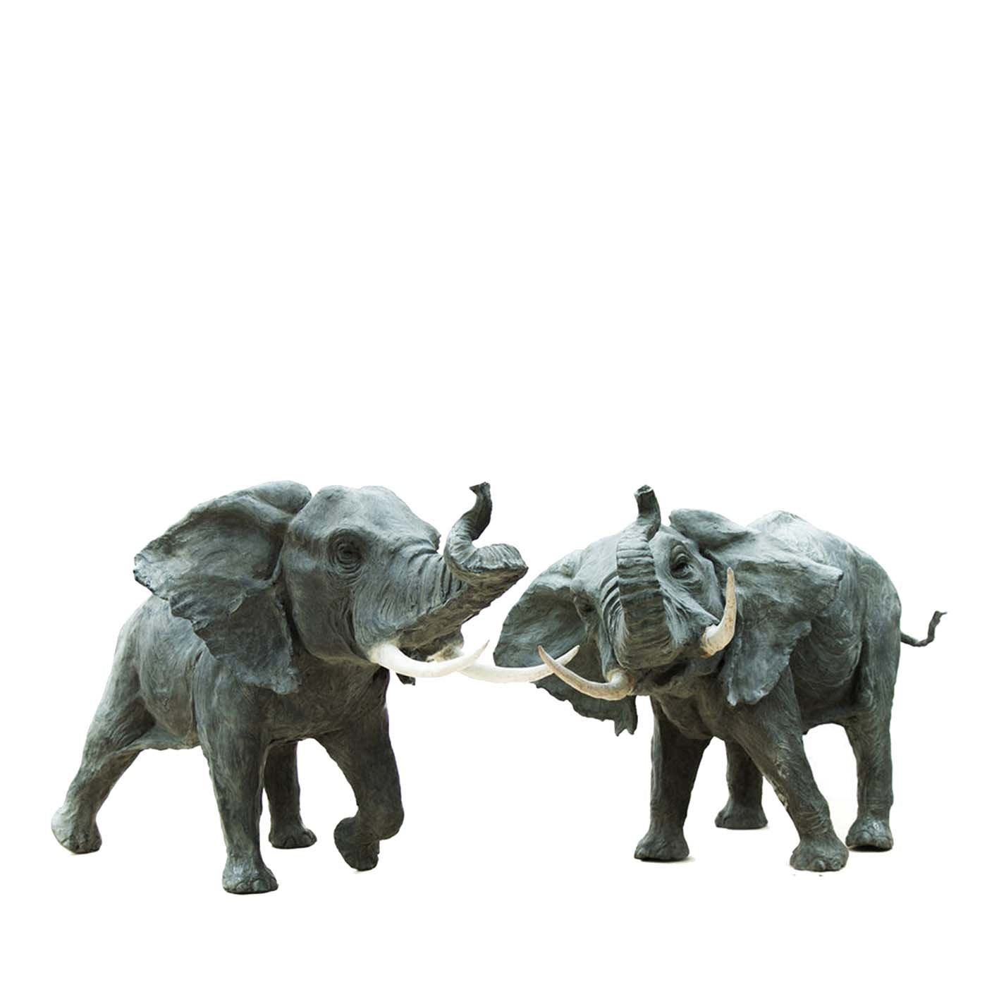 Afrikanische Elefanten-Skulptur - Alternative Ansicht 1