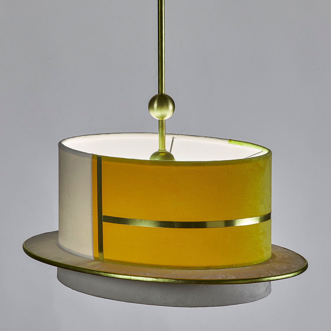 La Paglietta Yellow and Ivory Pendant Light - Alternative view 1