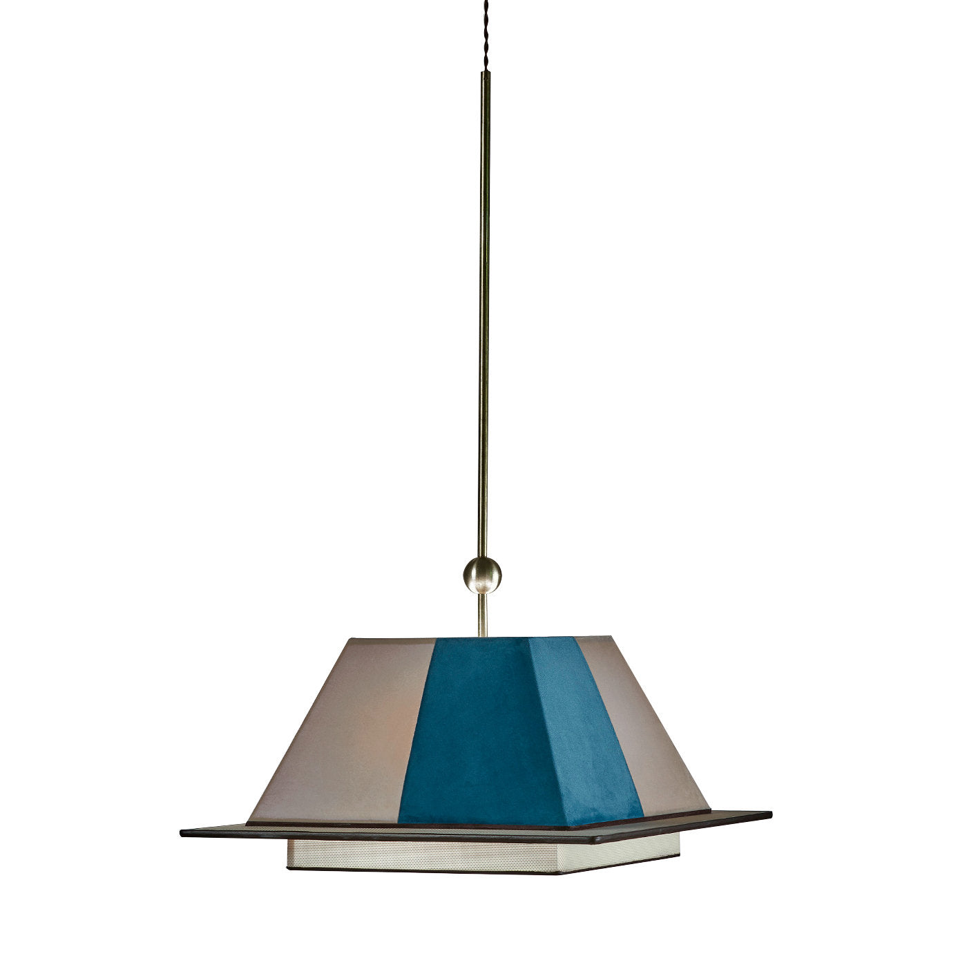 Il Tocco Ice Blue and Sand Pendant Light - Main view