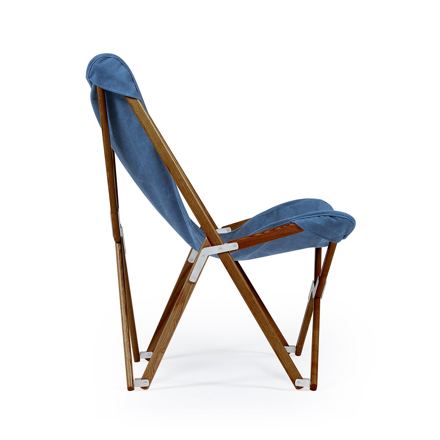 Tripolina Armchair in Blue Jeans - Alternative view 2