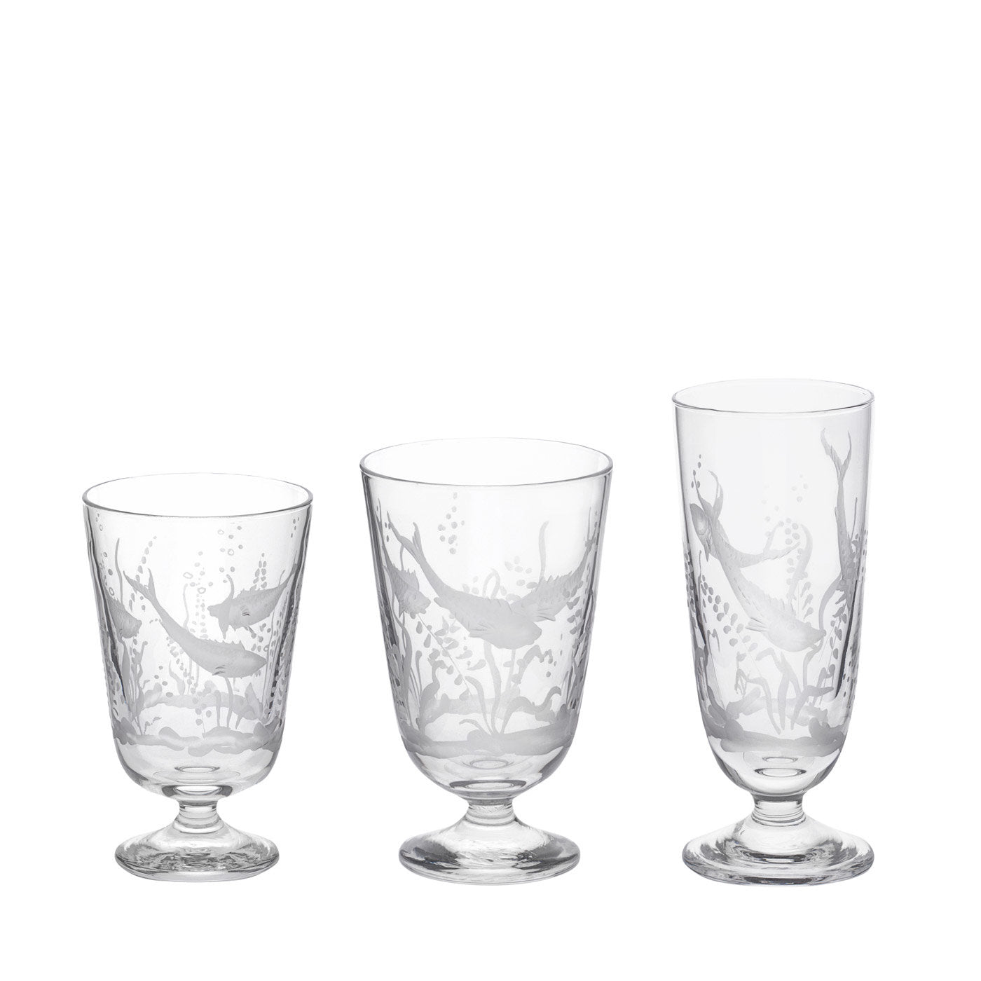 Set de 3 verres en cristal Ejermann - Vue principale