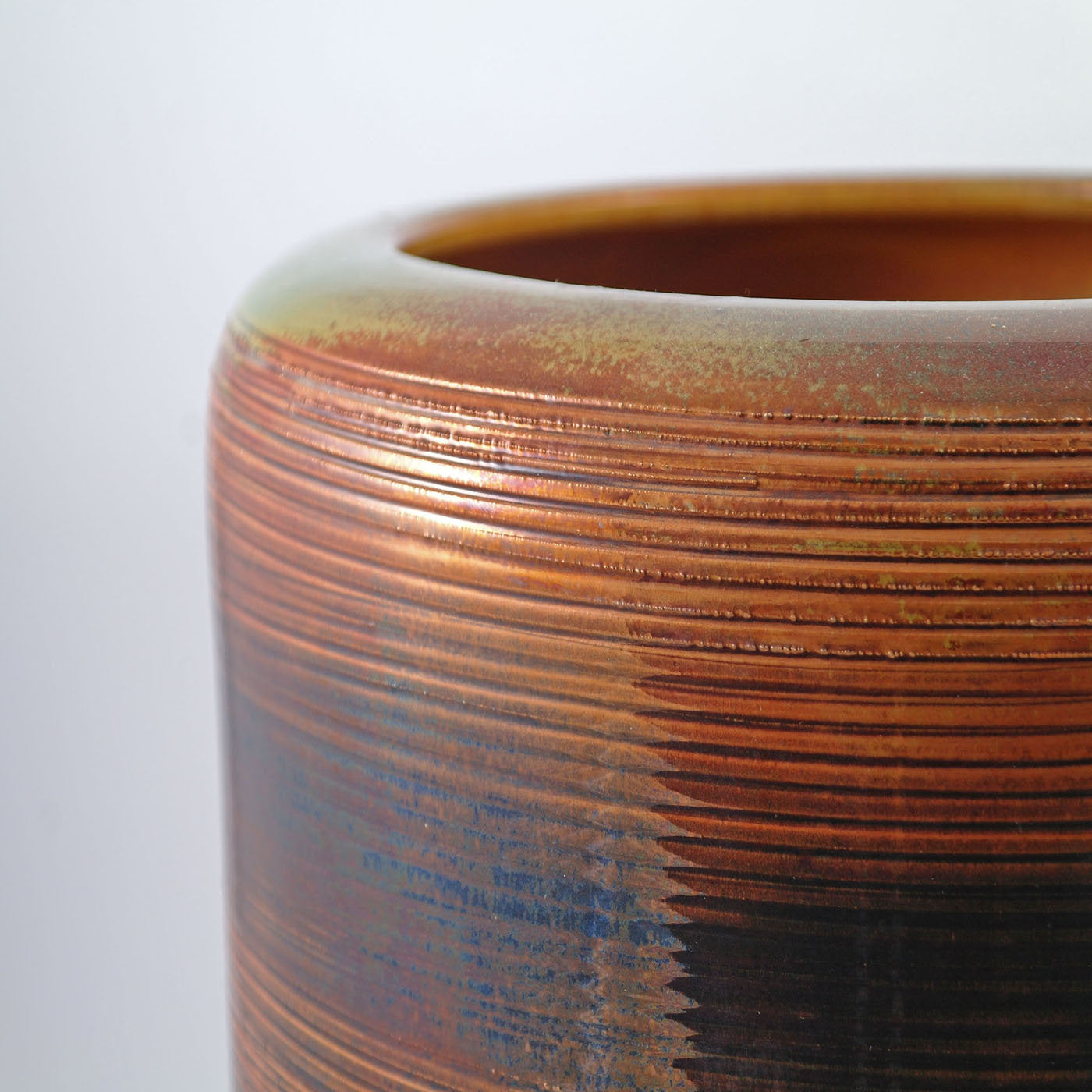 Birillo Graphium Black Copper Vase - Alternative view 2