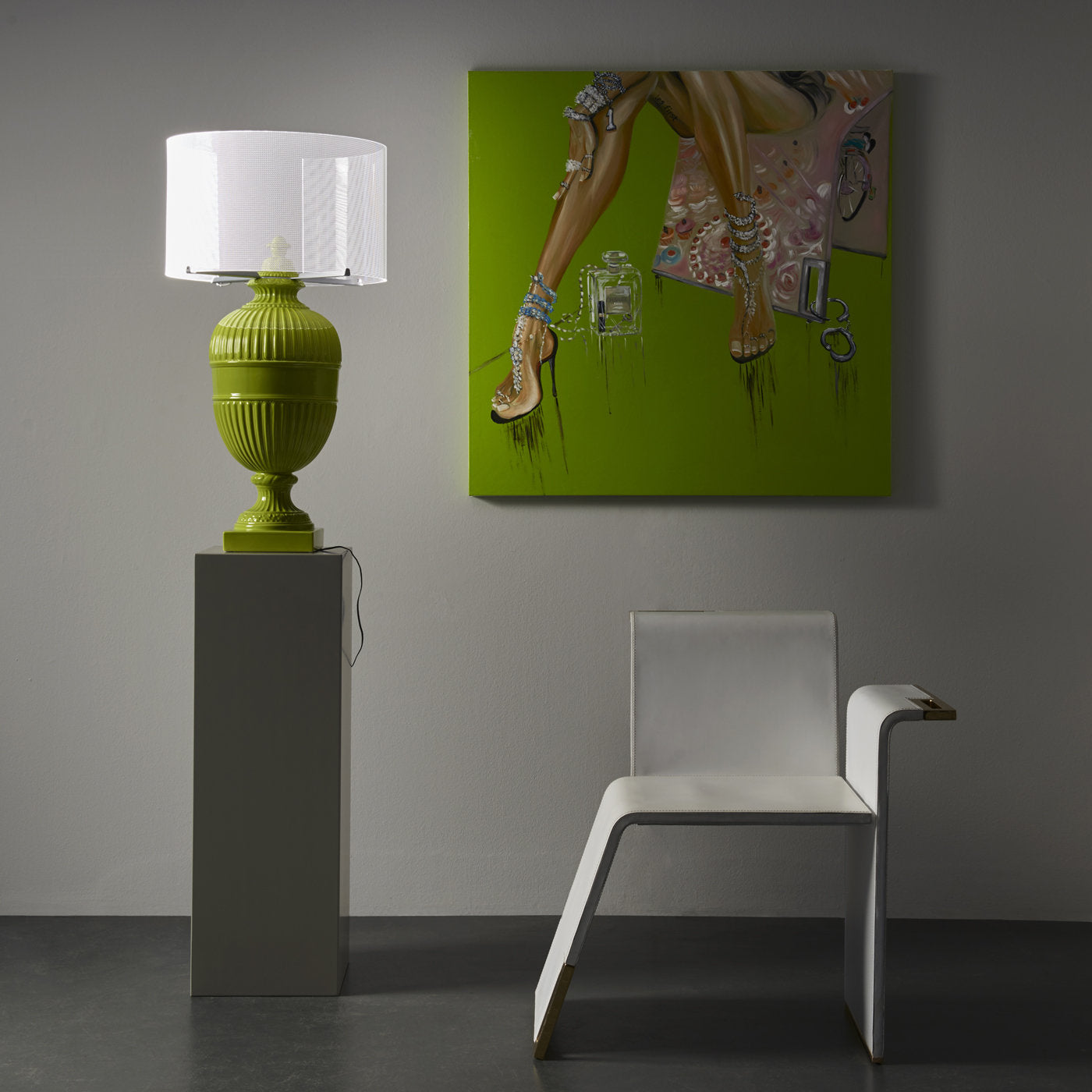 Psyche Green Table Lamp - Alternative view 3