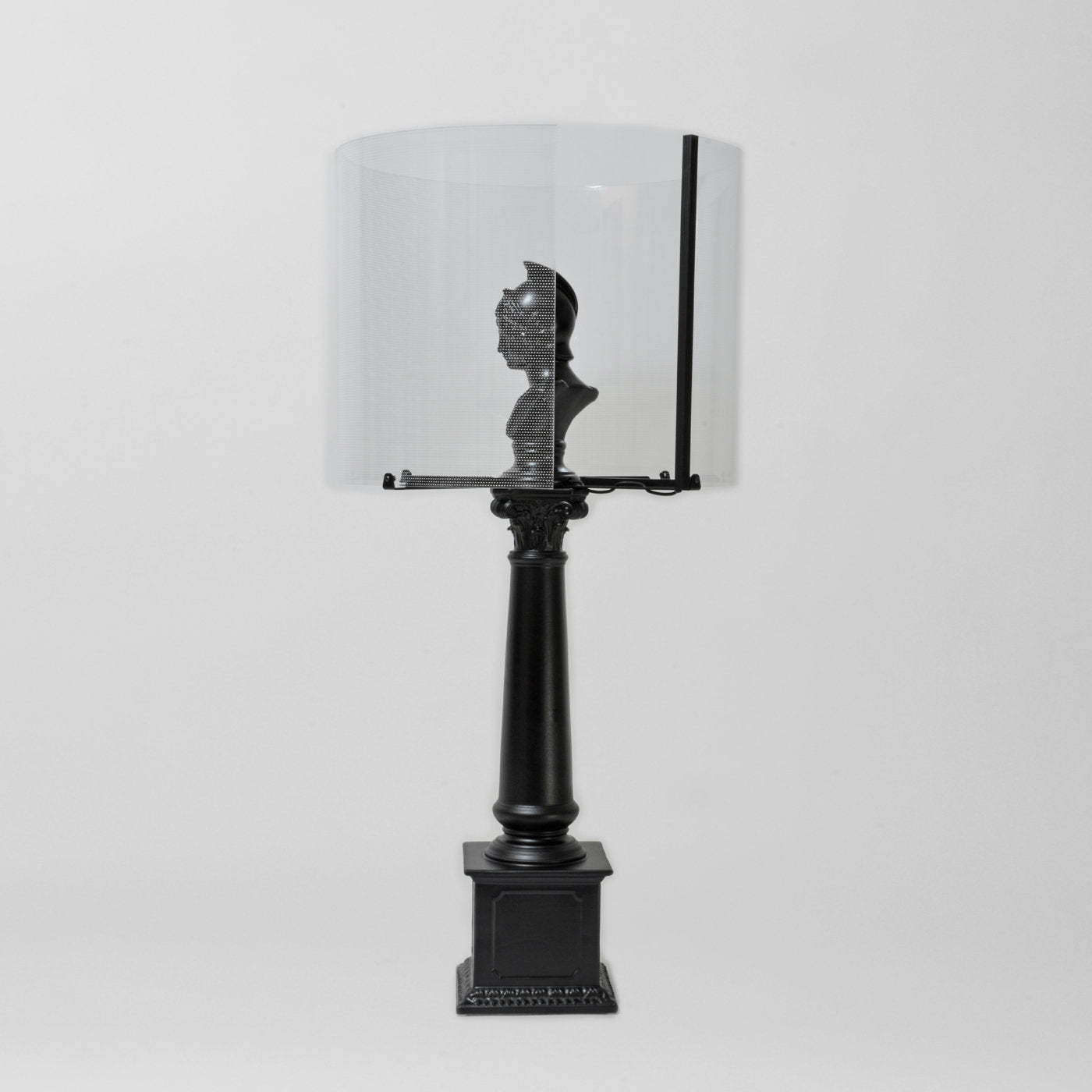 Minerva Matte Black Table Lamp - Alternative view 1