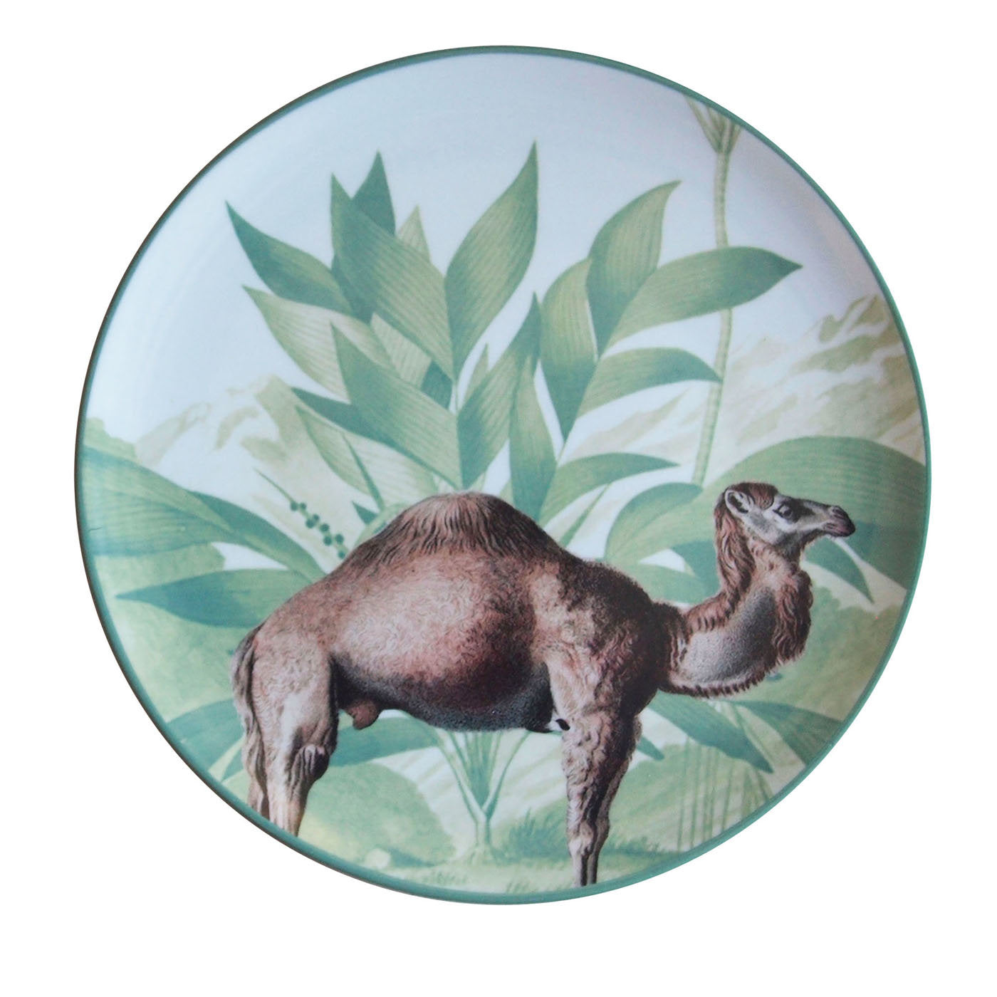 Camel Menagerie Ottomane Porcelain Dinner Plate - Main view