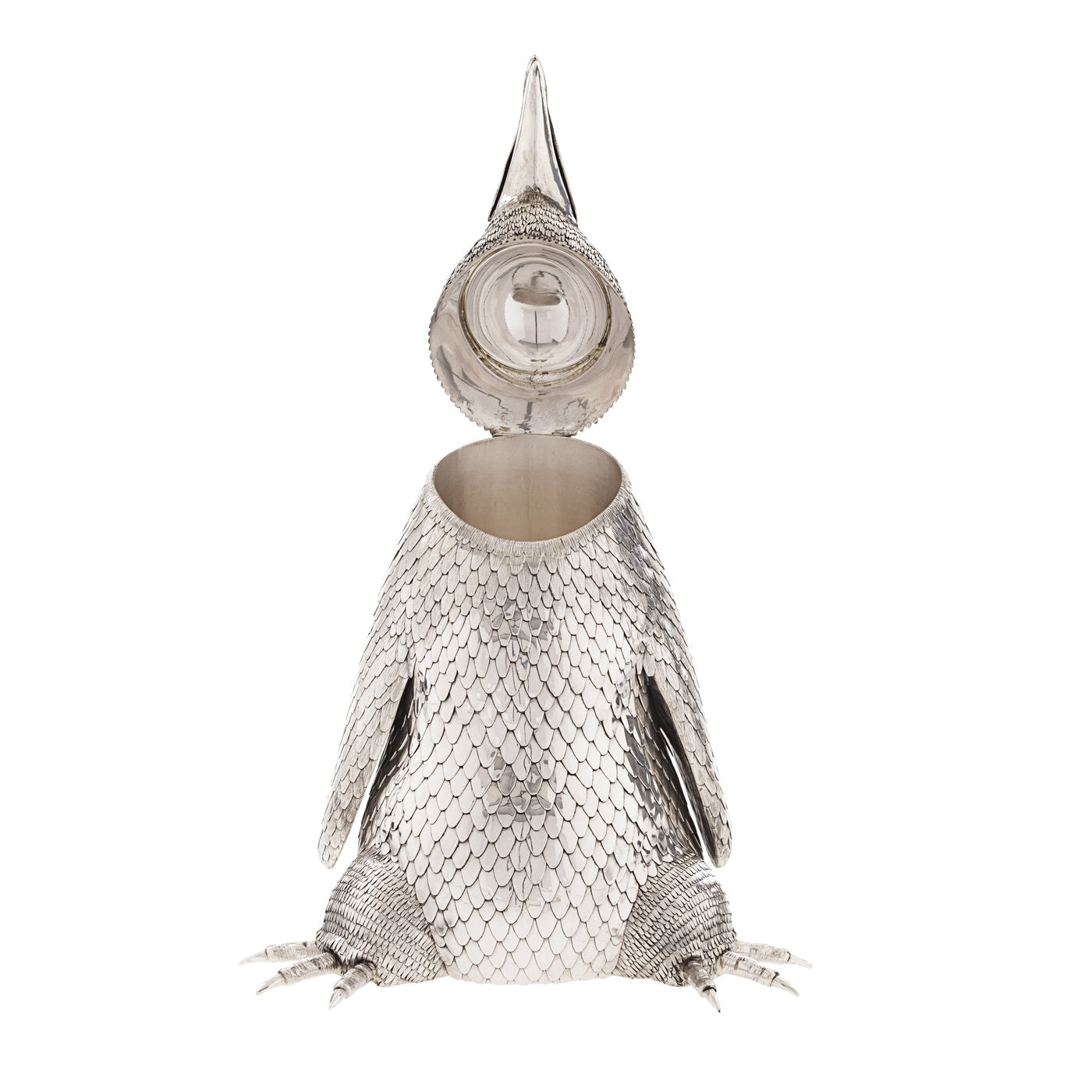 Sterling Silber Pinguin Sektflaschenhalter - Alternative Ansicht 1