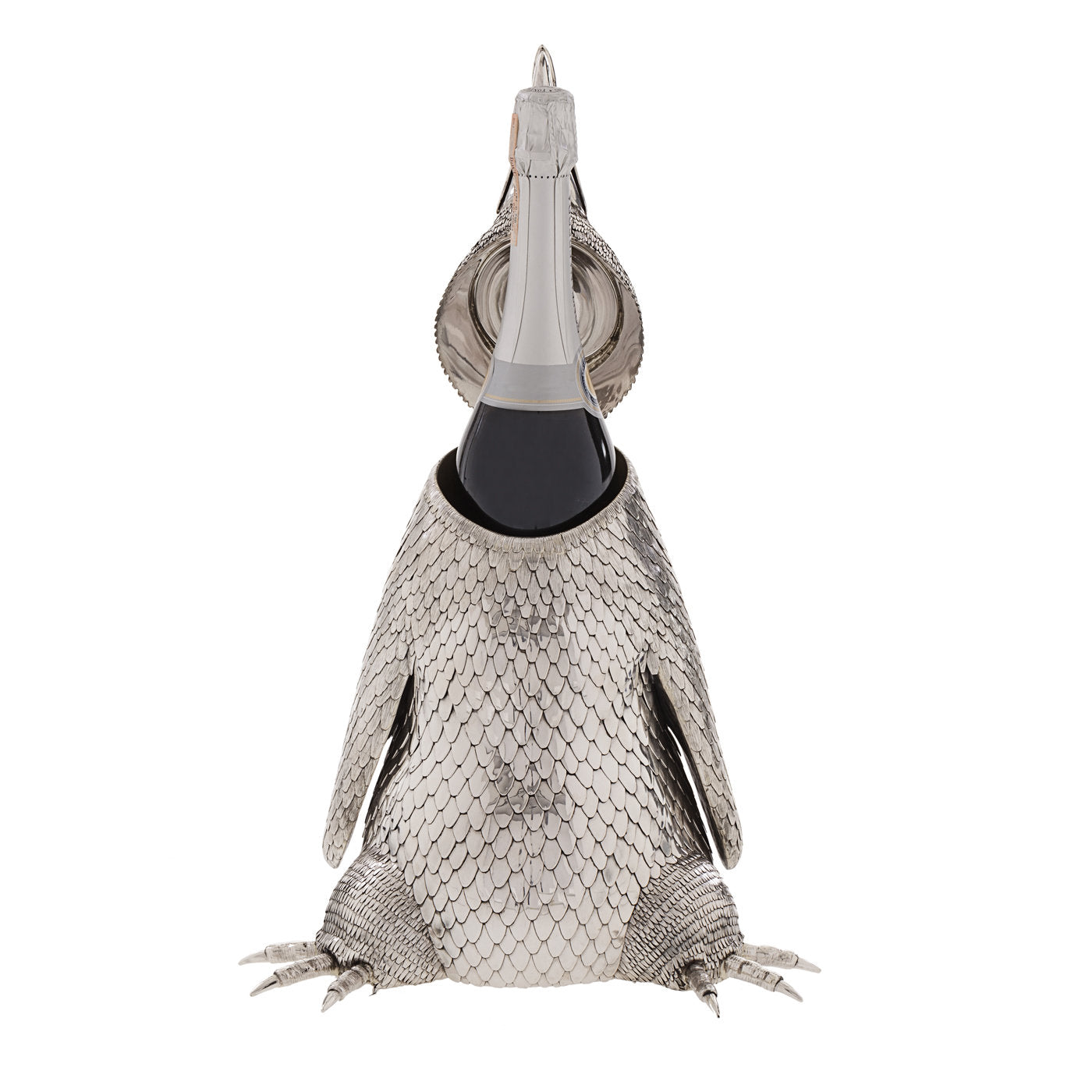 Botellero para champán Pingüino de plata de ley - Vista alternativa 4
