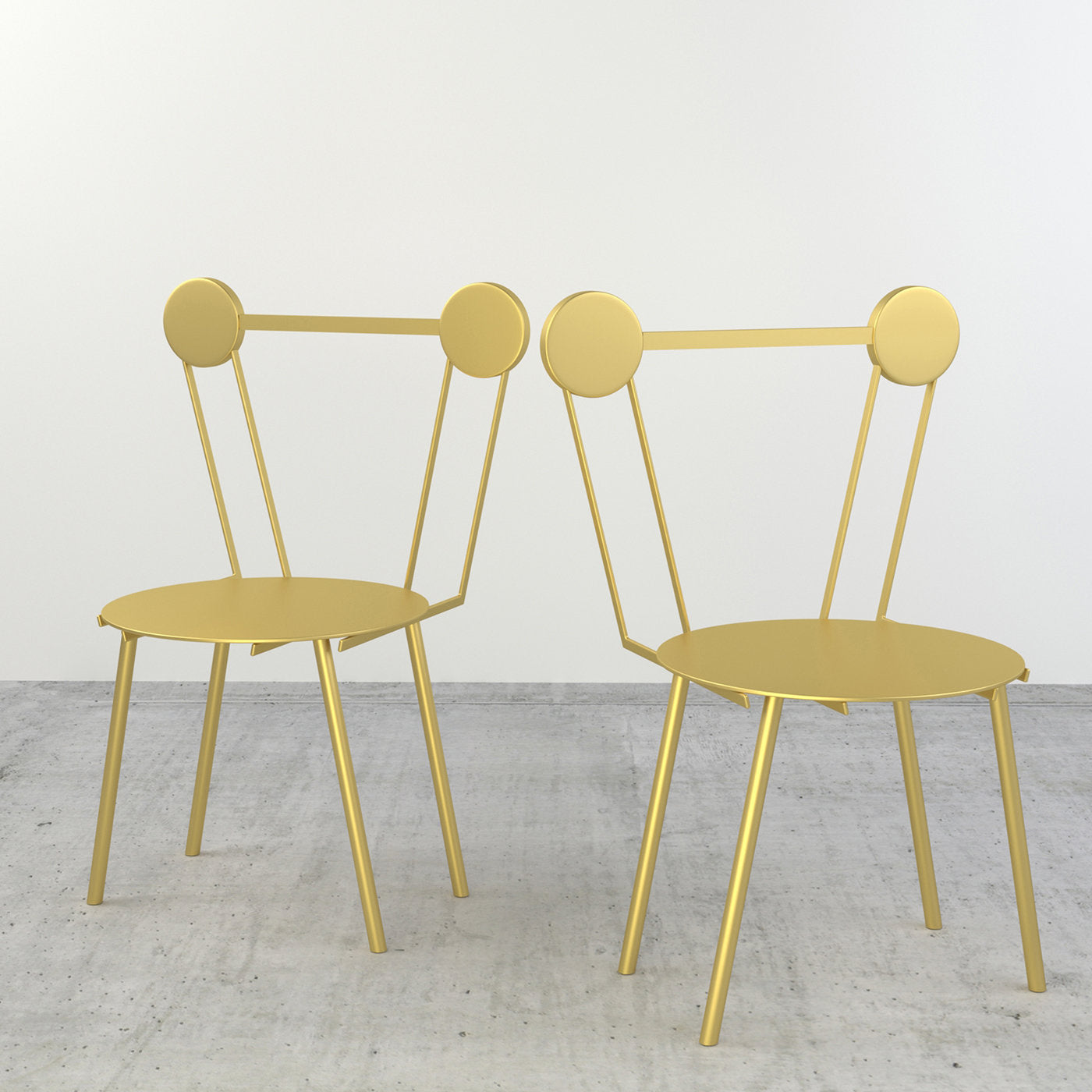 Set of Two Haly Gold Chair - Alternative view 2