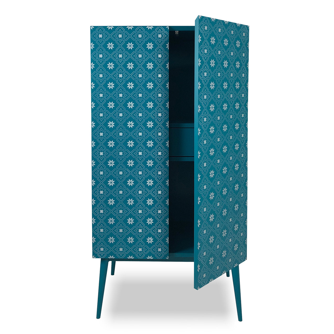 Tiles Azure 2-Door Tall Cabinet - Alternative view 1