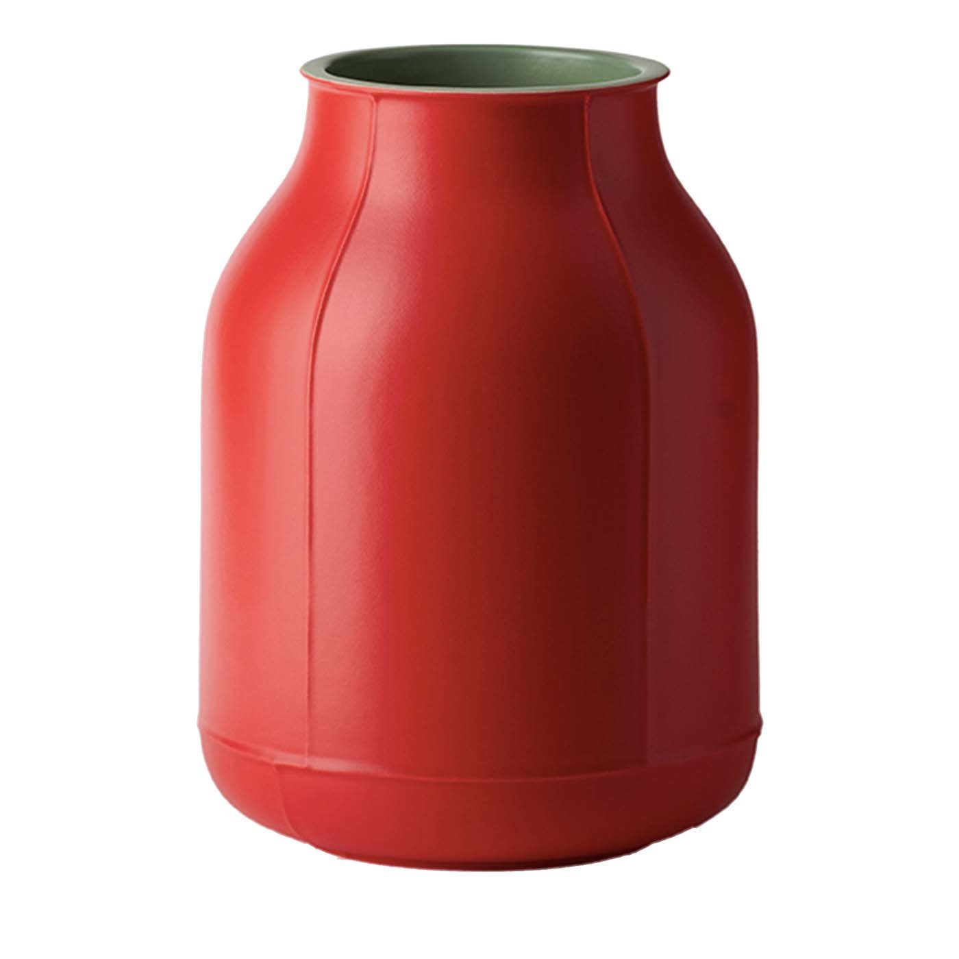 Grand vase baril rouge de Benjamin Hubert - Vue principale