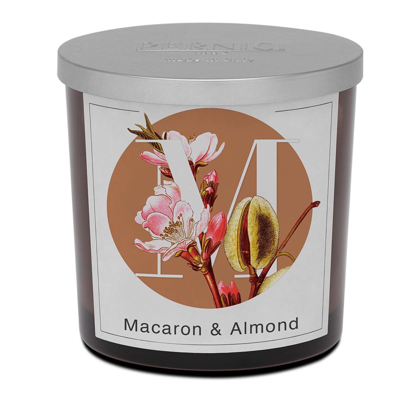 Set of 2 Macaron and Almond Scented Candle in Glass - Main view