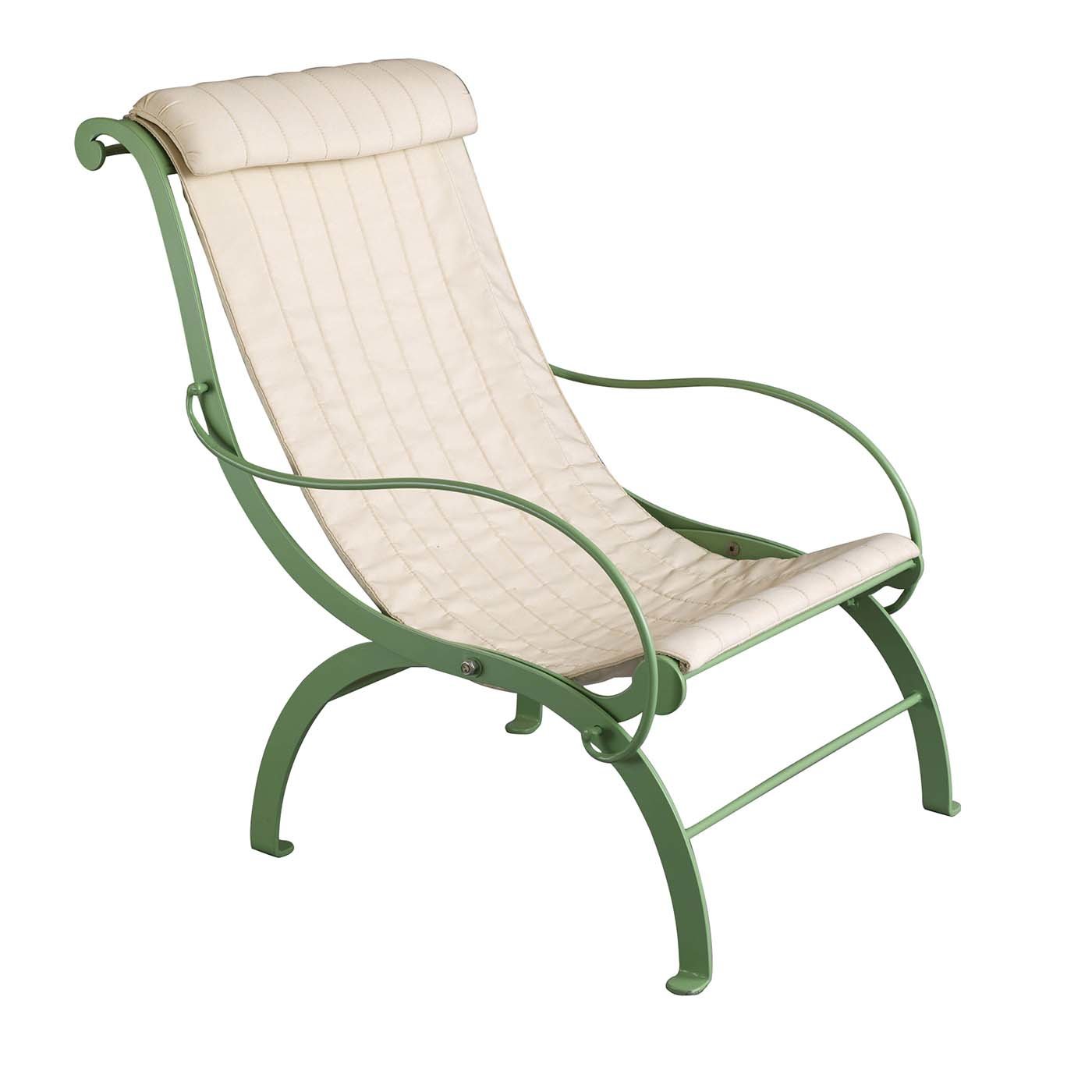 Riviera Outdoor Armchair in Stainless Steel - Main view