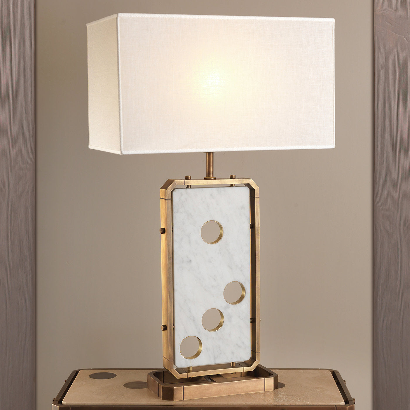 Lámpara de mesa Domino de Ciarmoli Queda Studio - Vista alternativa 1