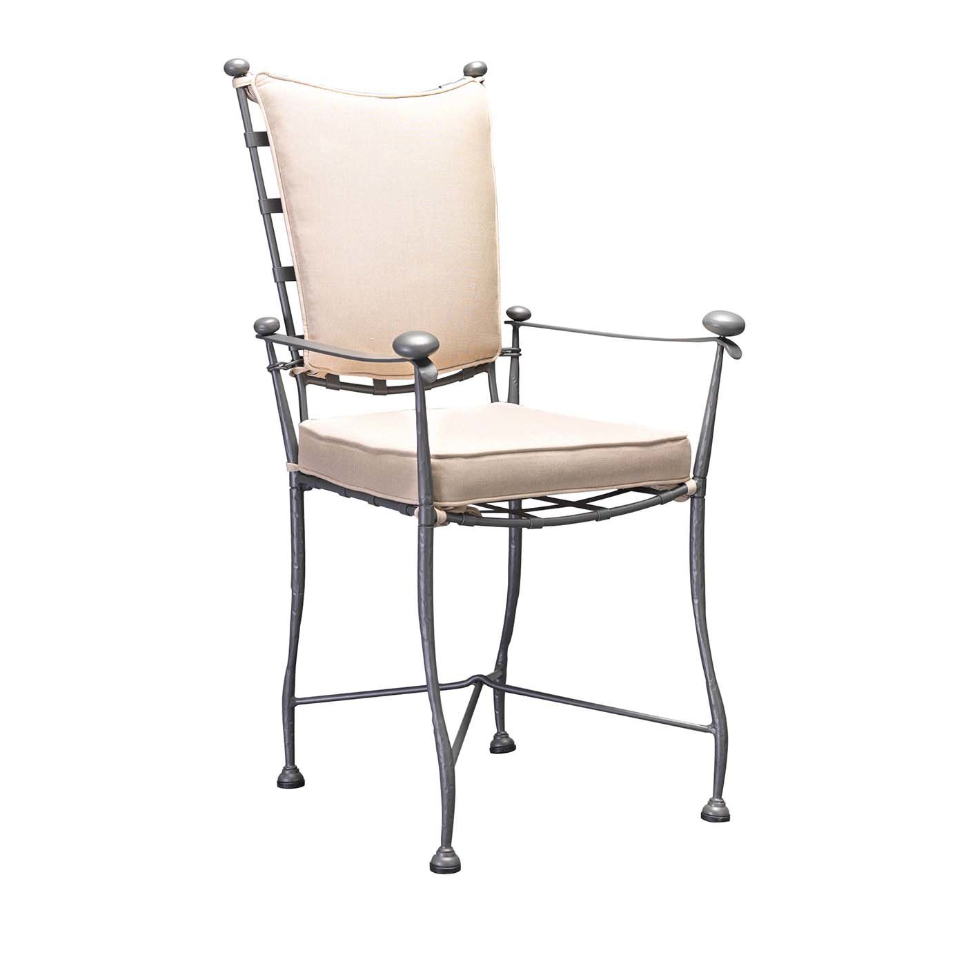 Intreccio Outdoor Chair in Stainless Steel - Main view