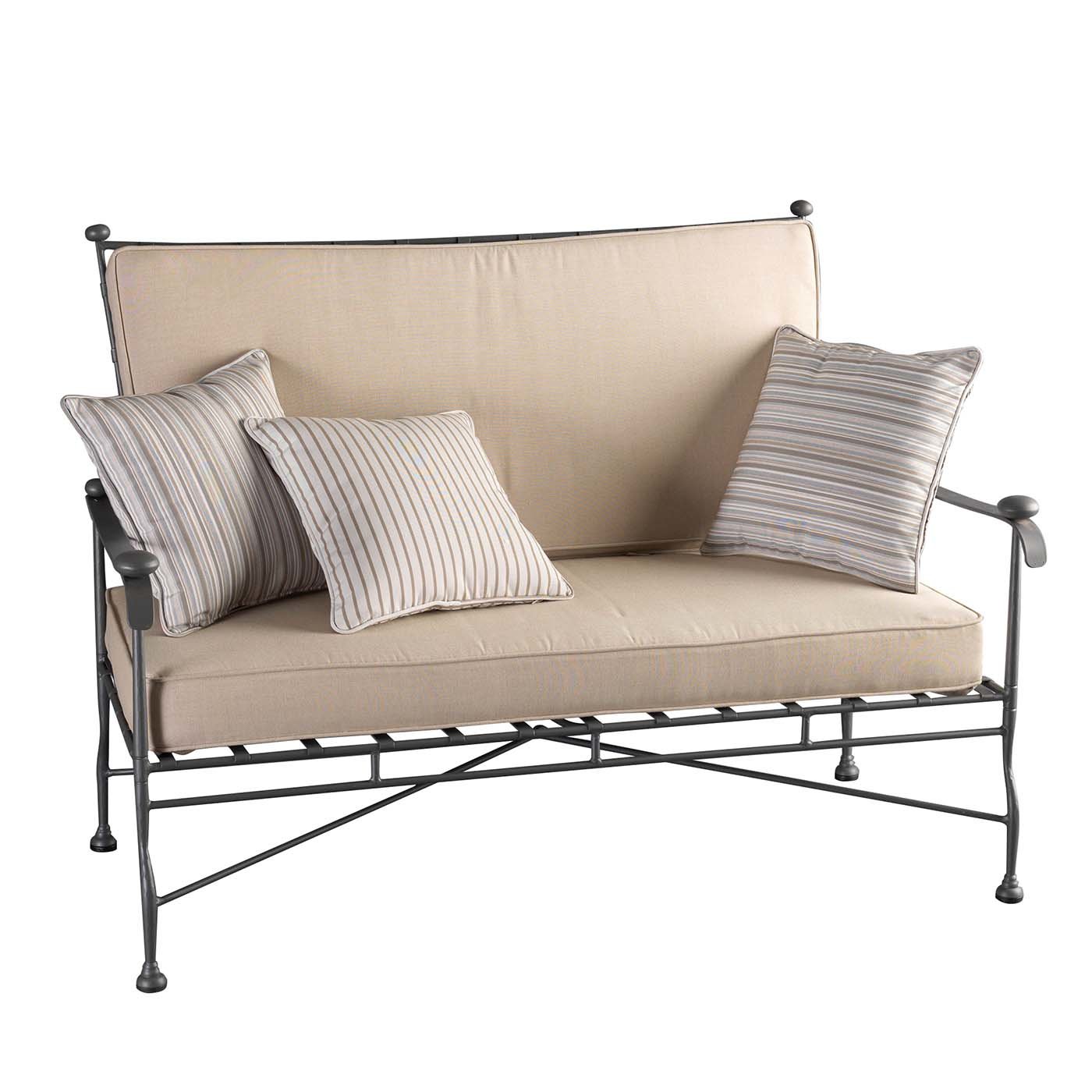 Intreccio Outdoor 2-Seater Sofa in Stainless Steel - Main view