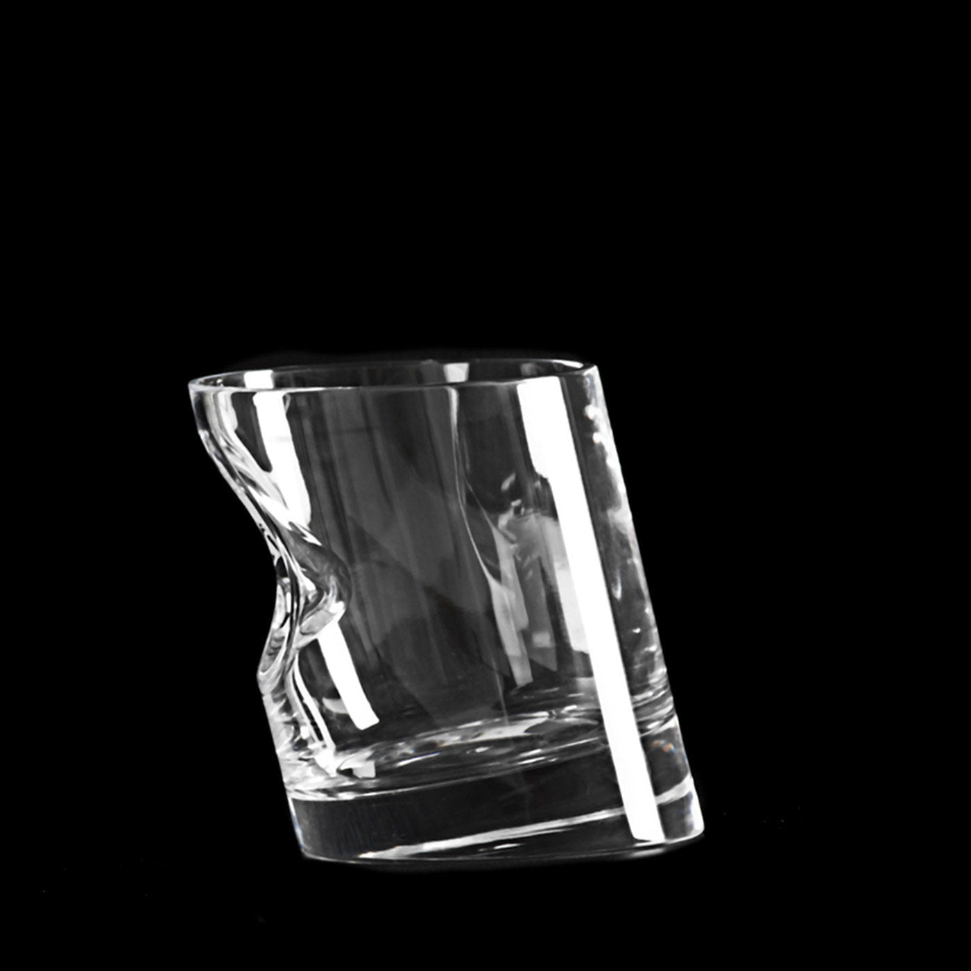 Juego de 6 vasos de agua de cristal con tapón de hielo by Angelo Mangiarotti - Vista alternativa 4