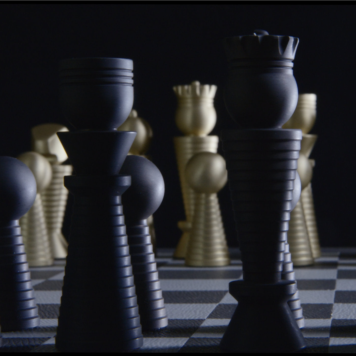 Grey Leather Chessboard - Alternative view 4