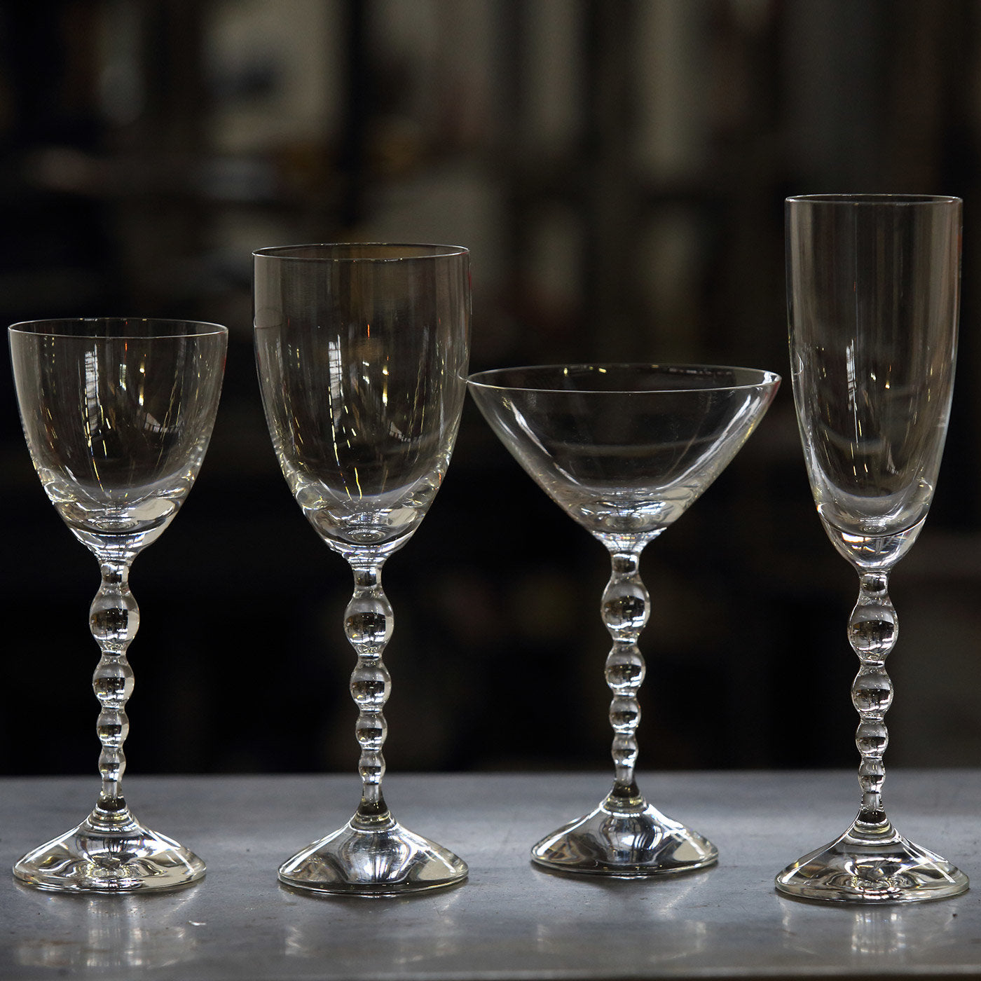 Set of 6 Collier Crystal Wine Glasses - Alternative view 4
