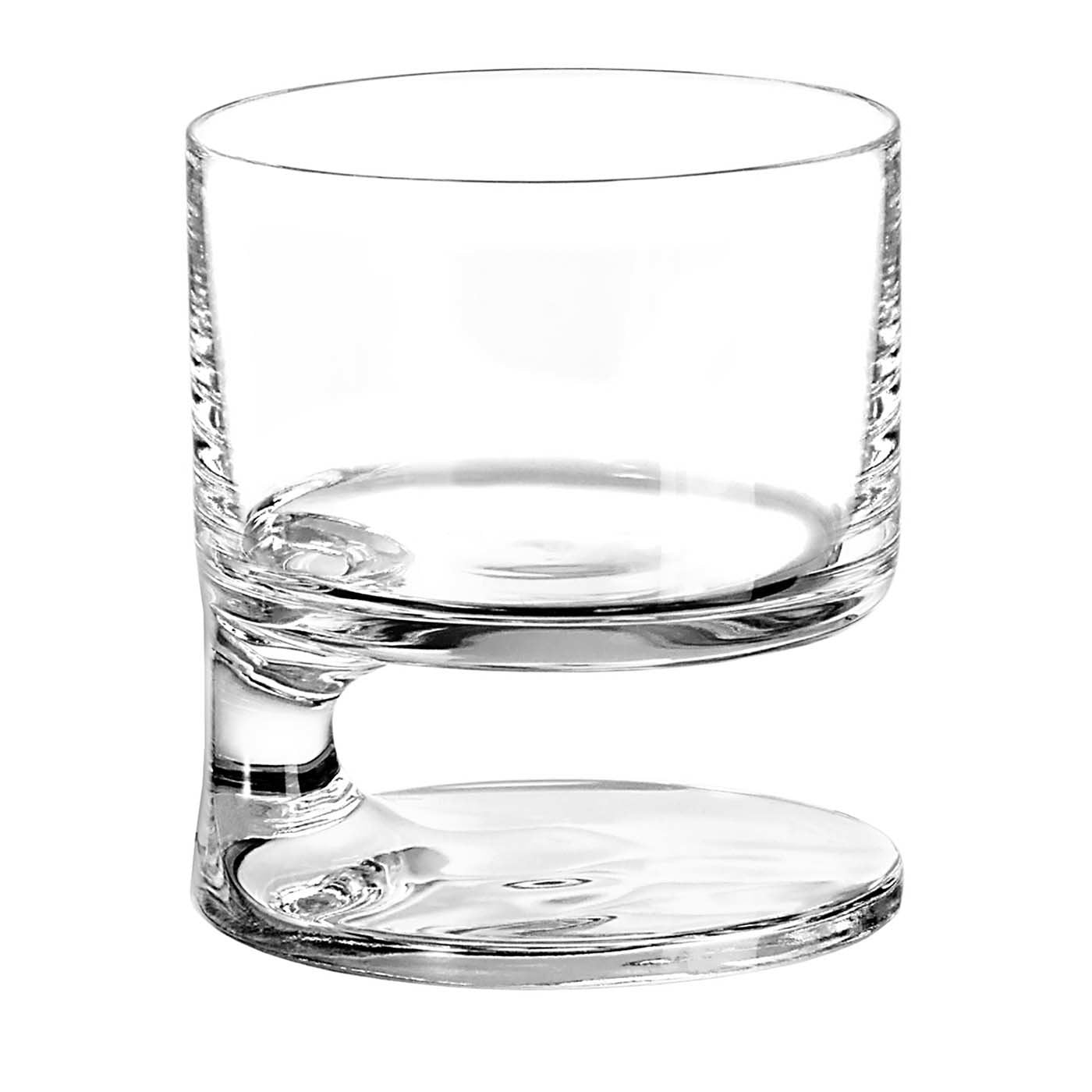 Smoke Set of 2 Double Old Fashion Glasses by Joe Colombo Arnolfo di Cambio  | Artemest