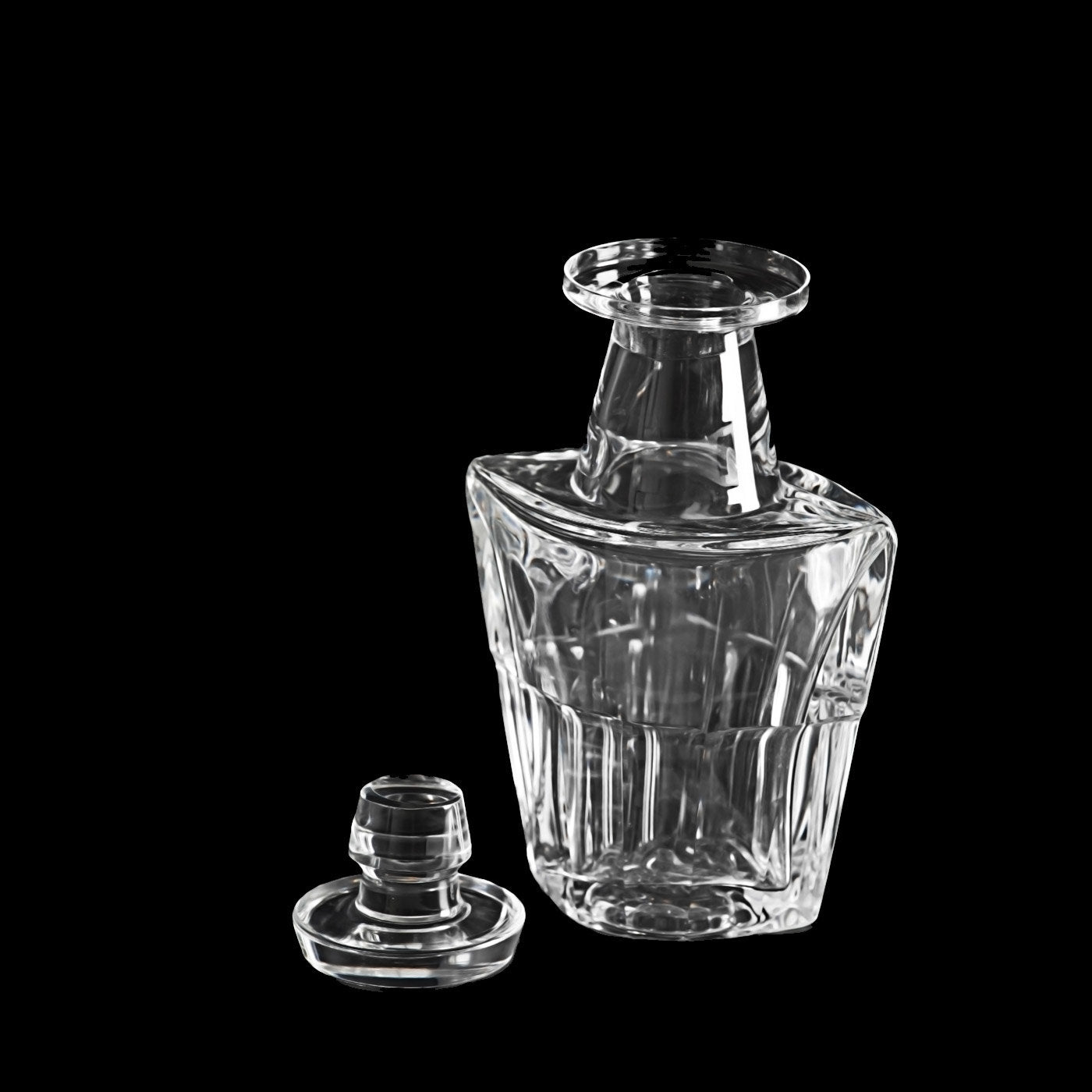 Botella de whisky de cristal Le Corbusier - Vista alternativa 4