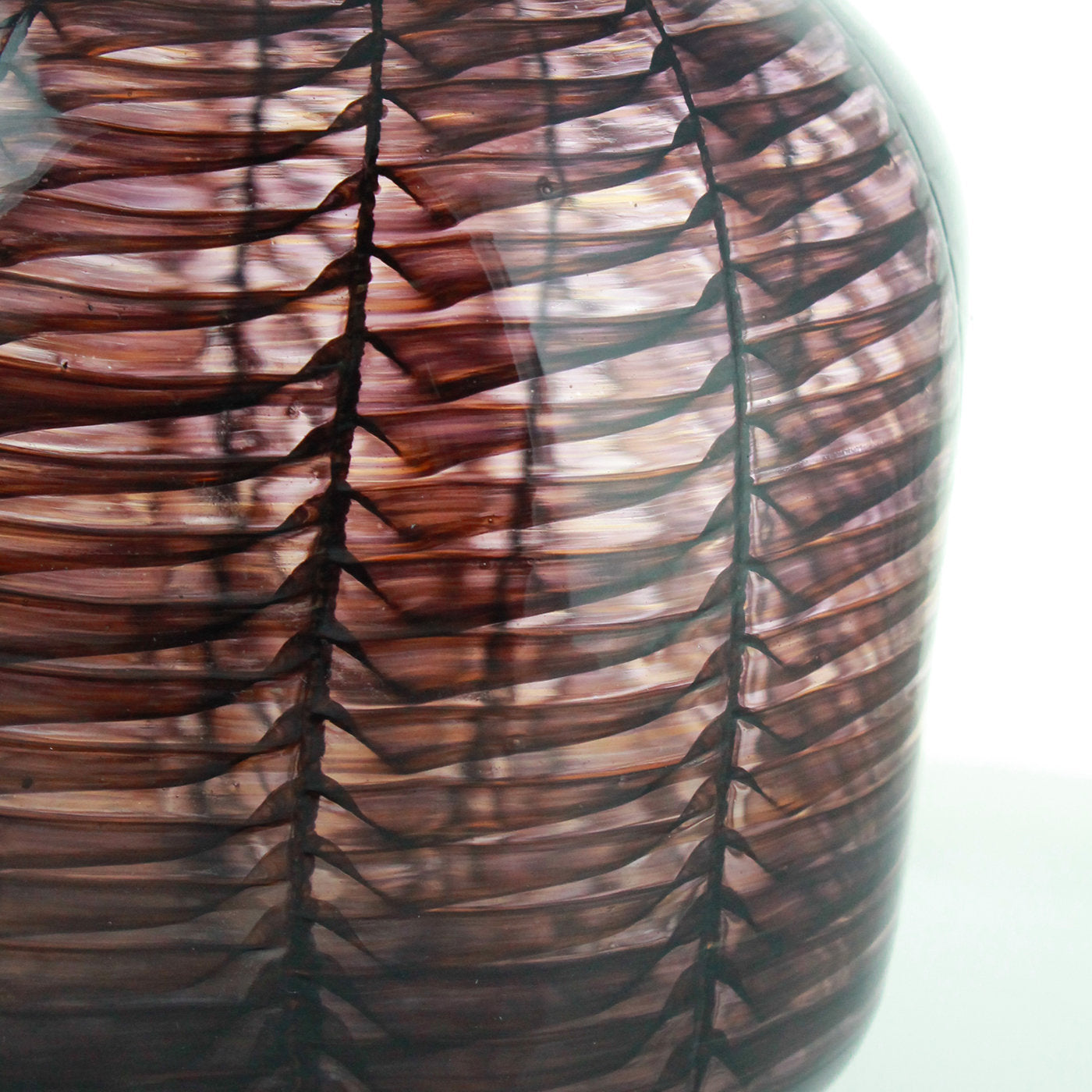 Vaso nero Canoce Cubo in vetro di Murano - Vista alternativa 1