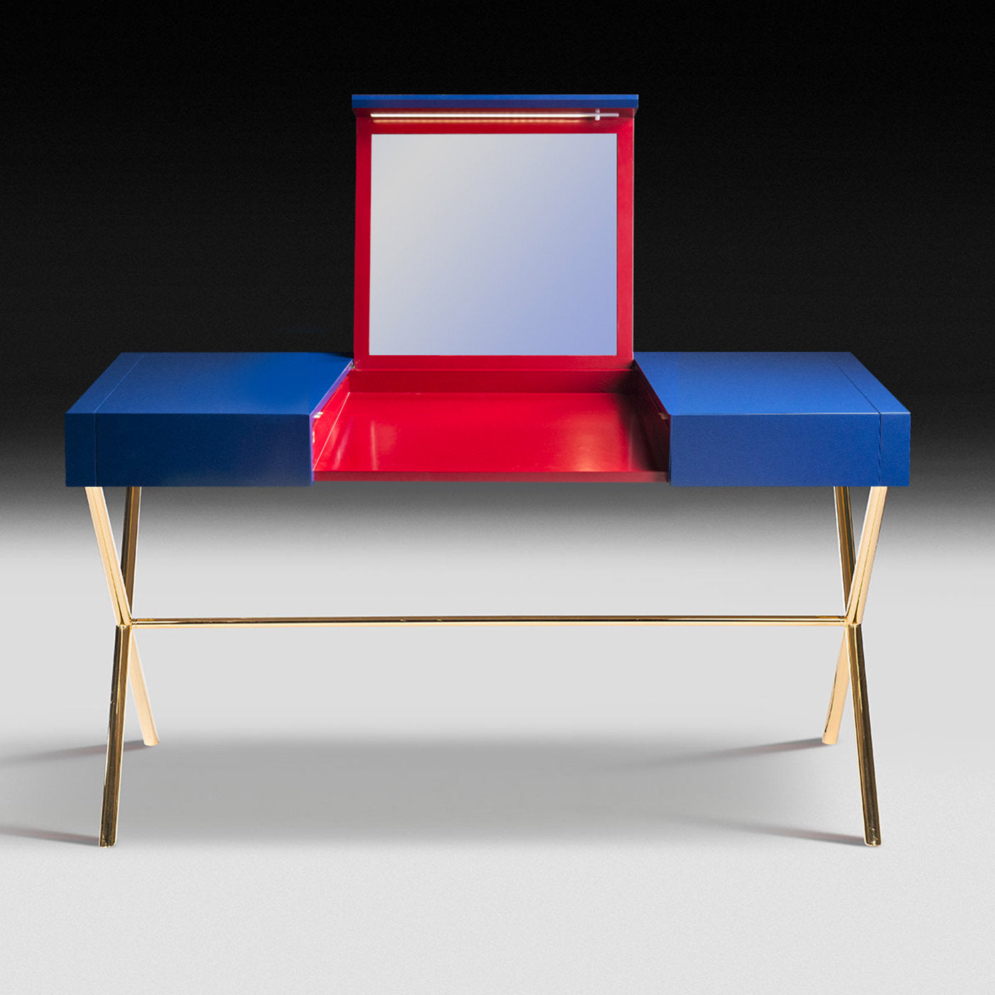 Secret 3 Blue and Red Vanity Desk - Alternative view 1