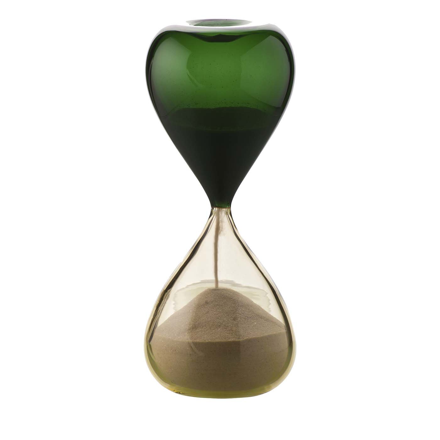 Reloj de arena verde/beige Clessidre de Fulvio Bianconi - Vista principal