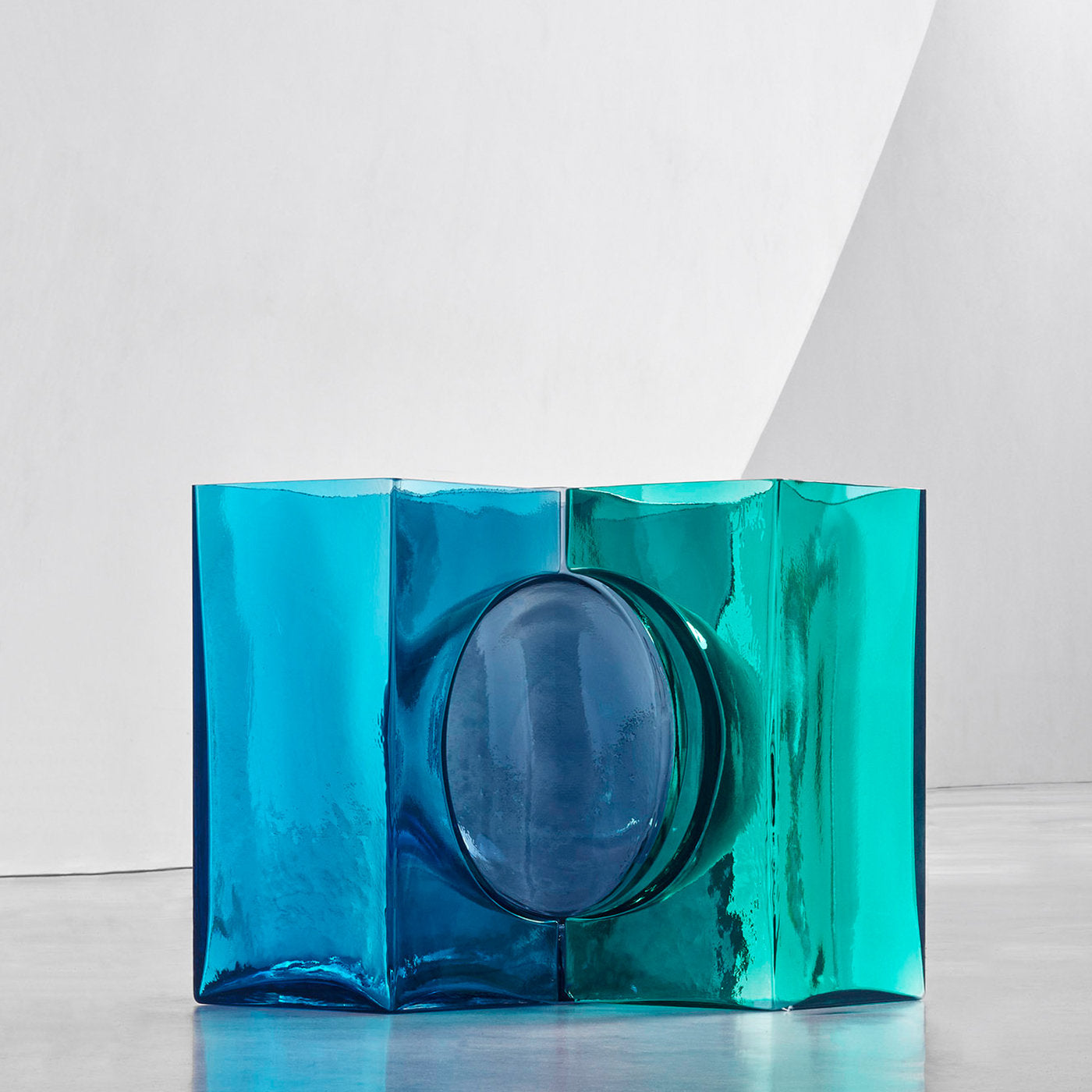 Escultura de cristal Ando Cosmos Aqua/Verde de Tadao Ando - Vista alternativa 1