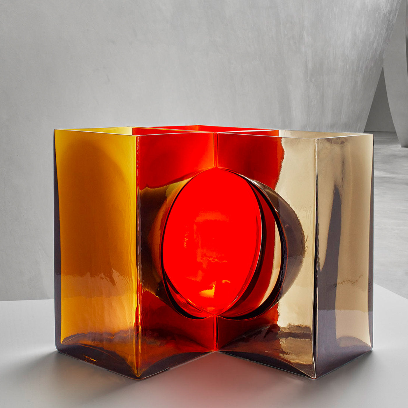 Ando Cosmos Red Crystal Sculpture by Tadao Ando - Alternative view 1