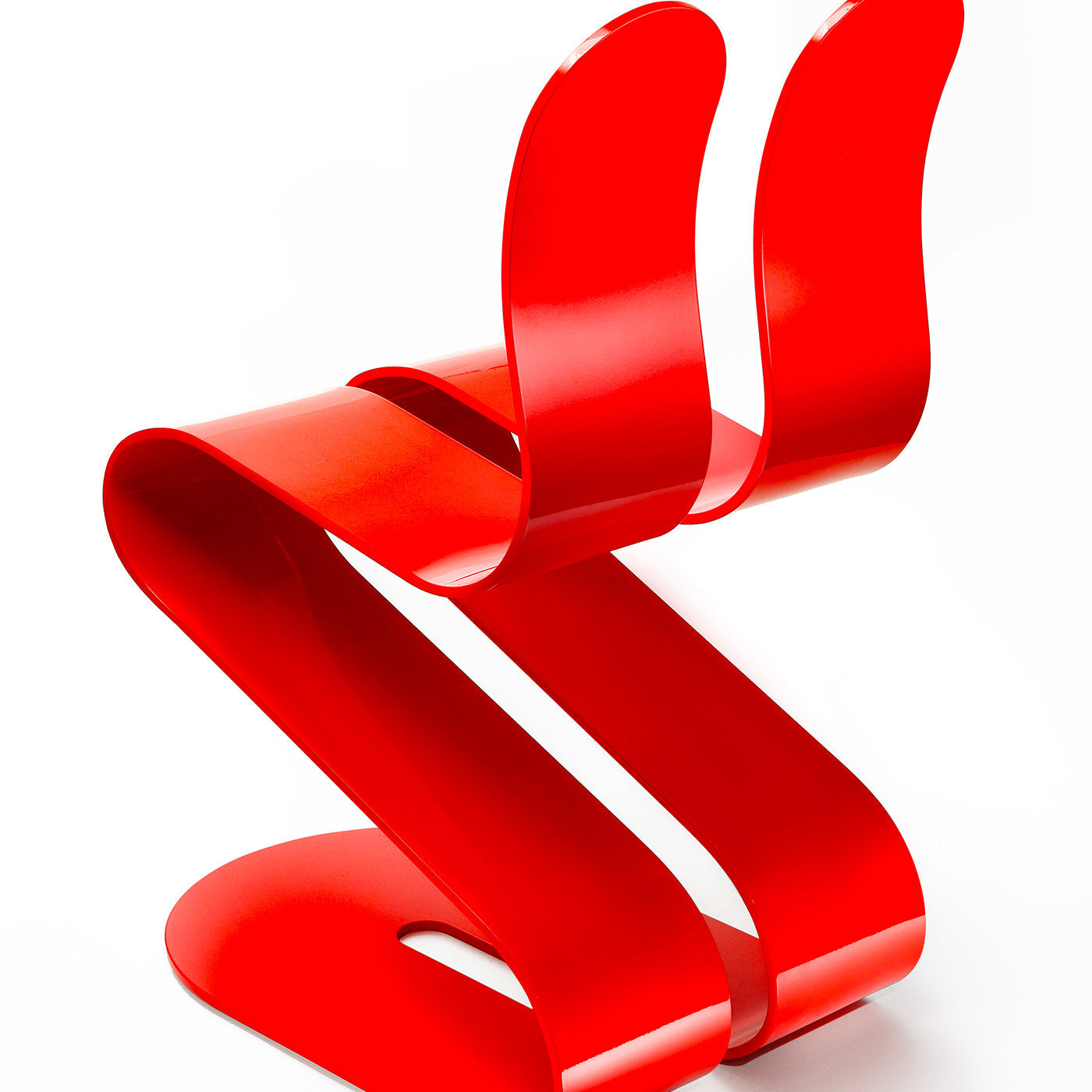 Fluid Ribbon Red Chair by Michael D'Amato - Alternative view 1