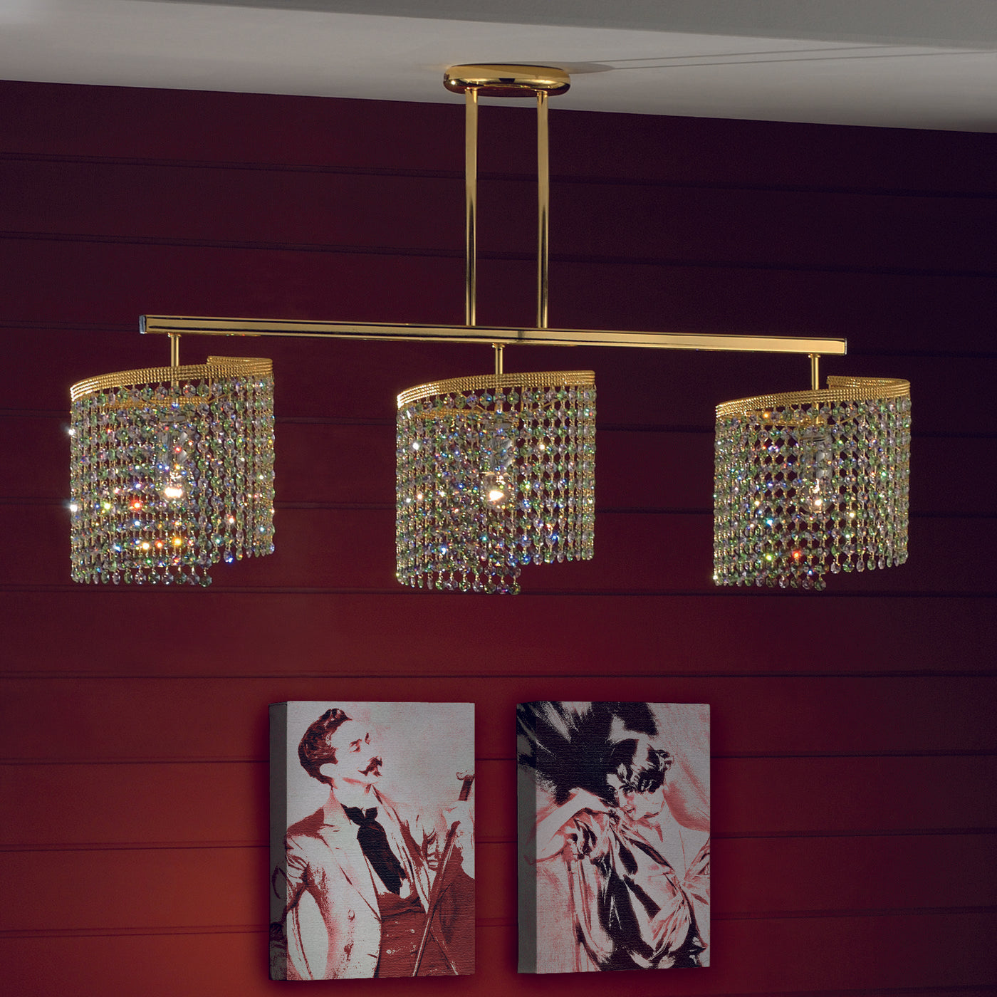 3-light chandelier - Alternative view 1