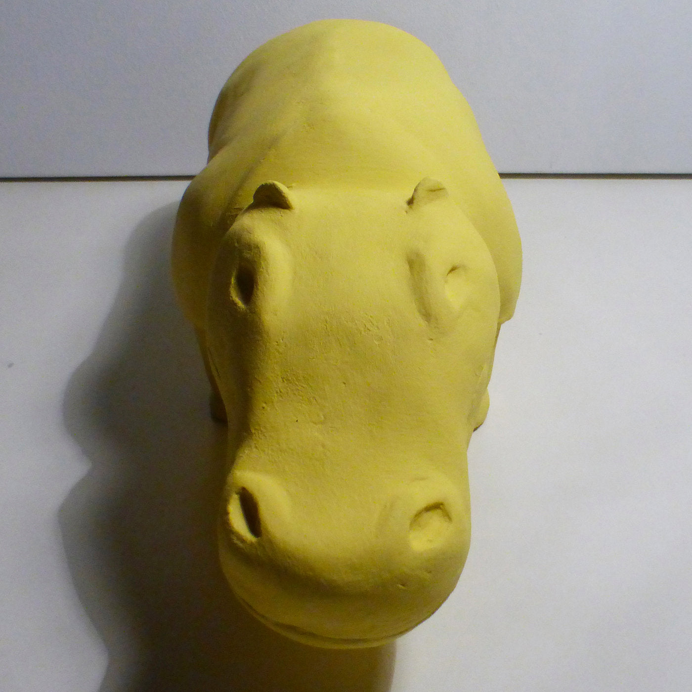 Yellow Hippo Sculpture - Alternative view 2