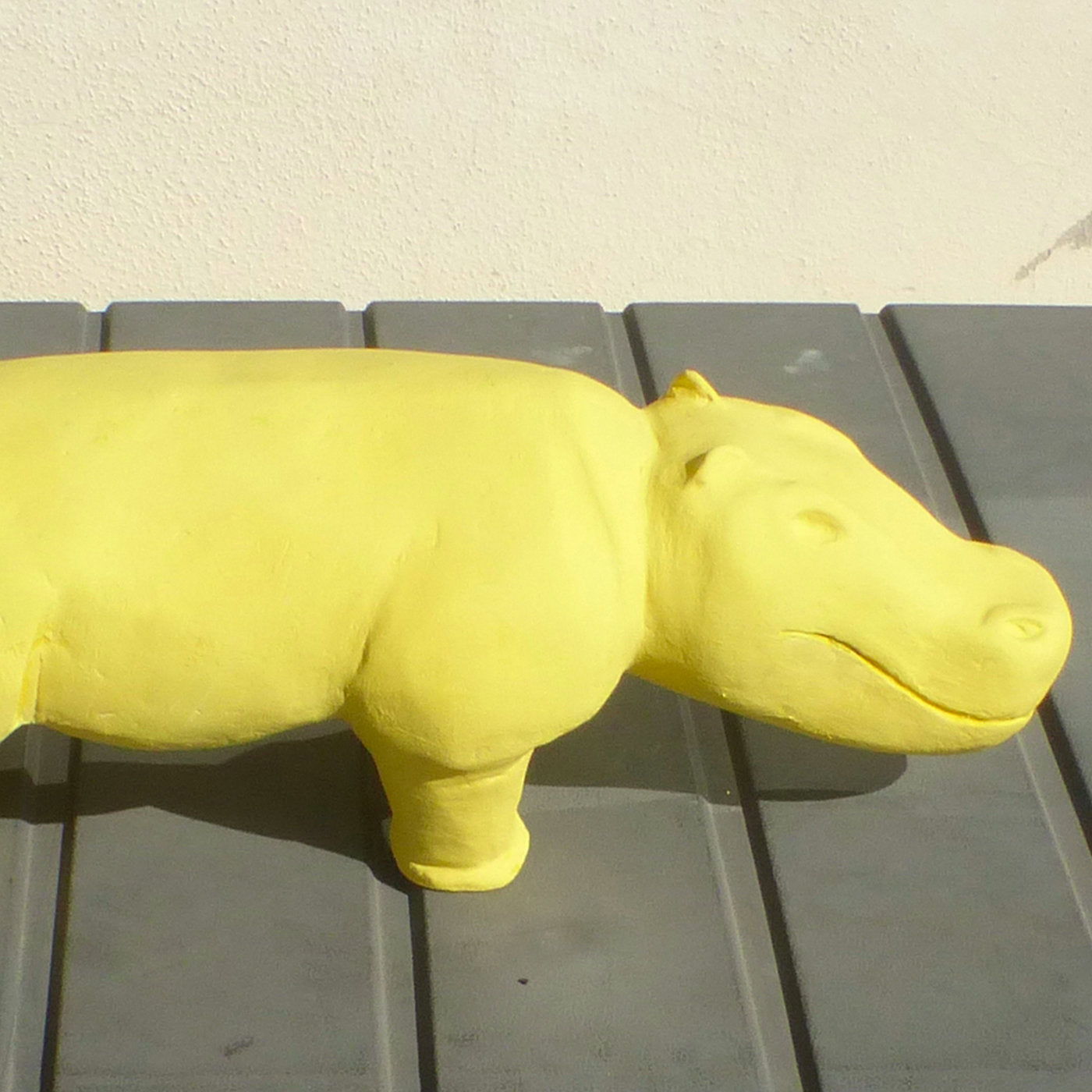 Yellow Hippo Sculpture - Alternative view 3