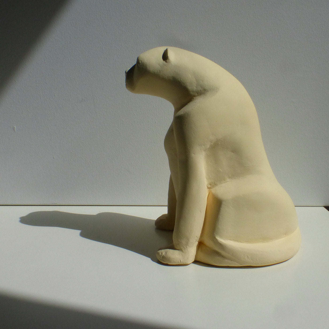 White Panther Sculpture Daniele Nannini Artemest