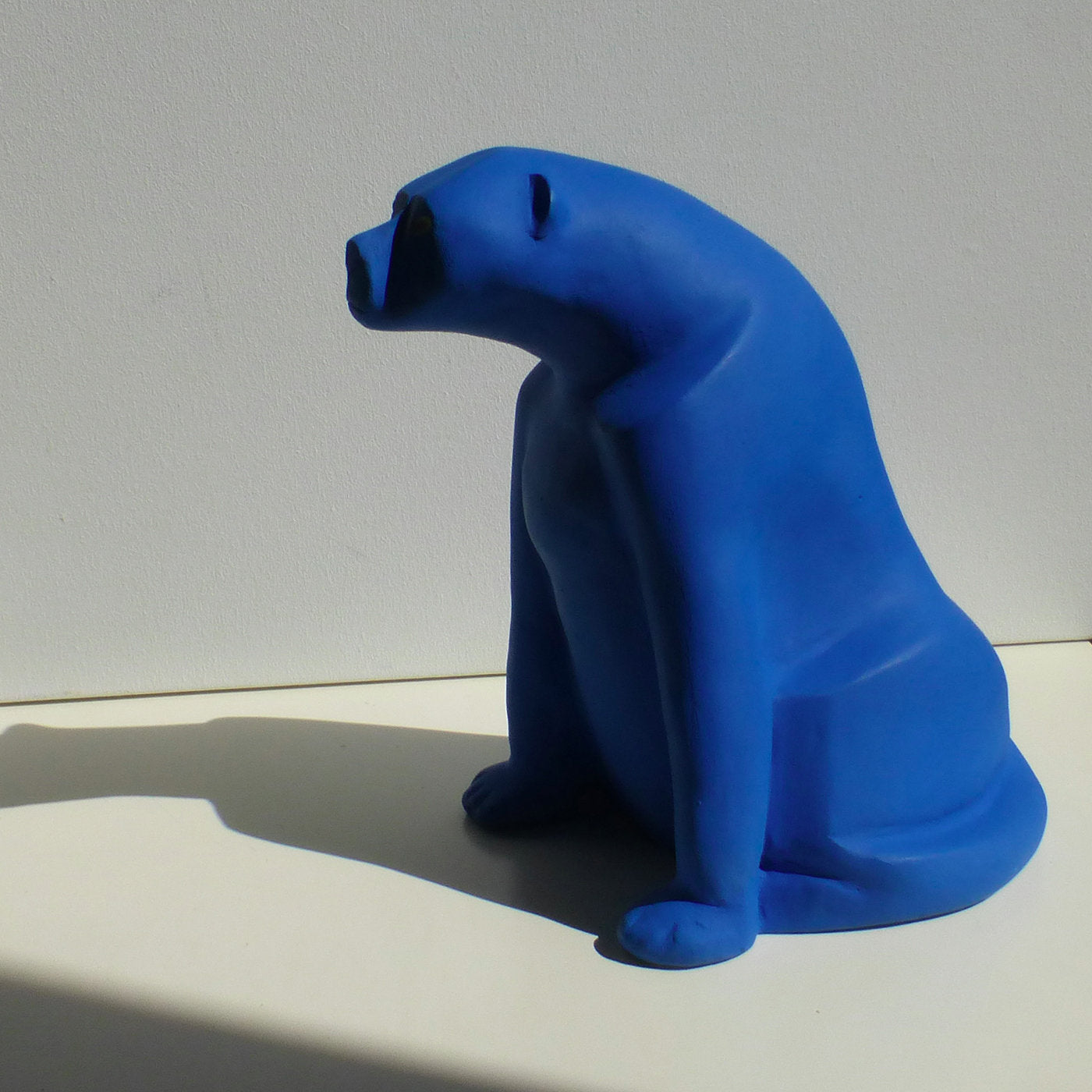 Electric Blue Panther Sculpture - Alternative view 3