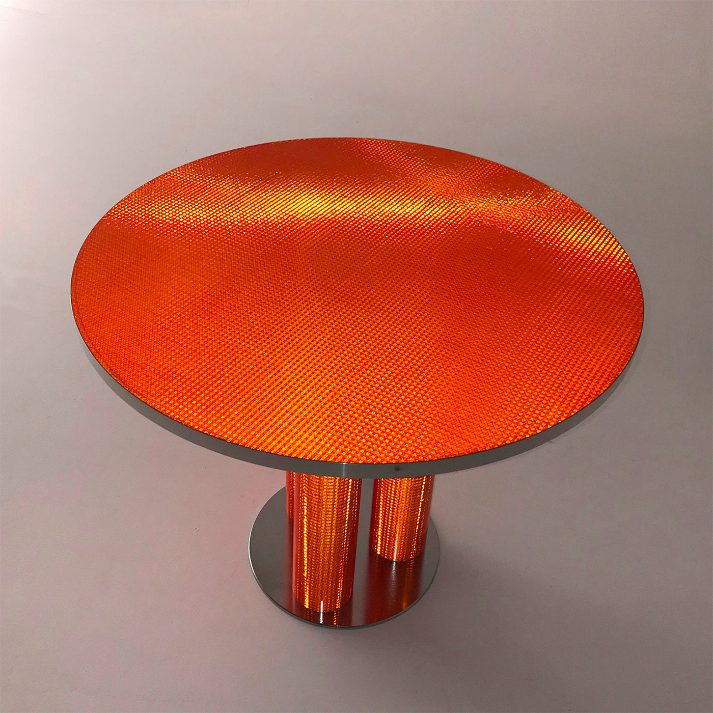 Reflective Collection - Red round coffee table - Alternative view 1