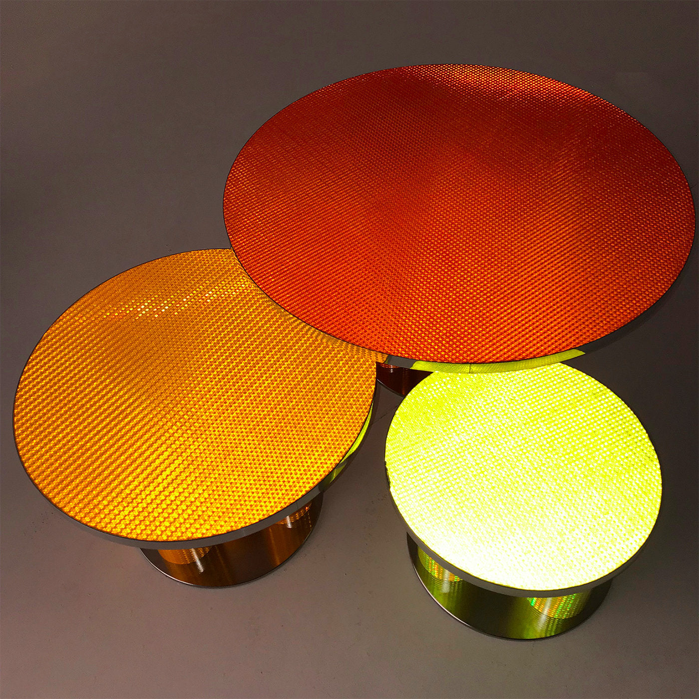 Reflective Collection - Yellow round coffee table - Alternative view 3