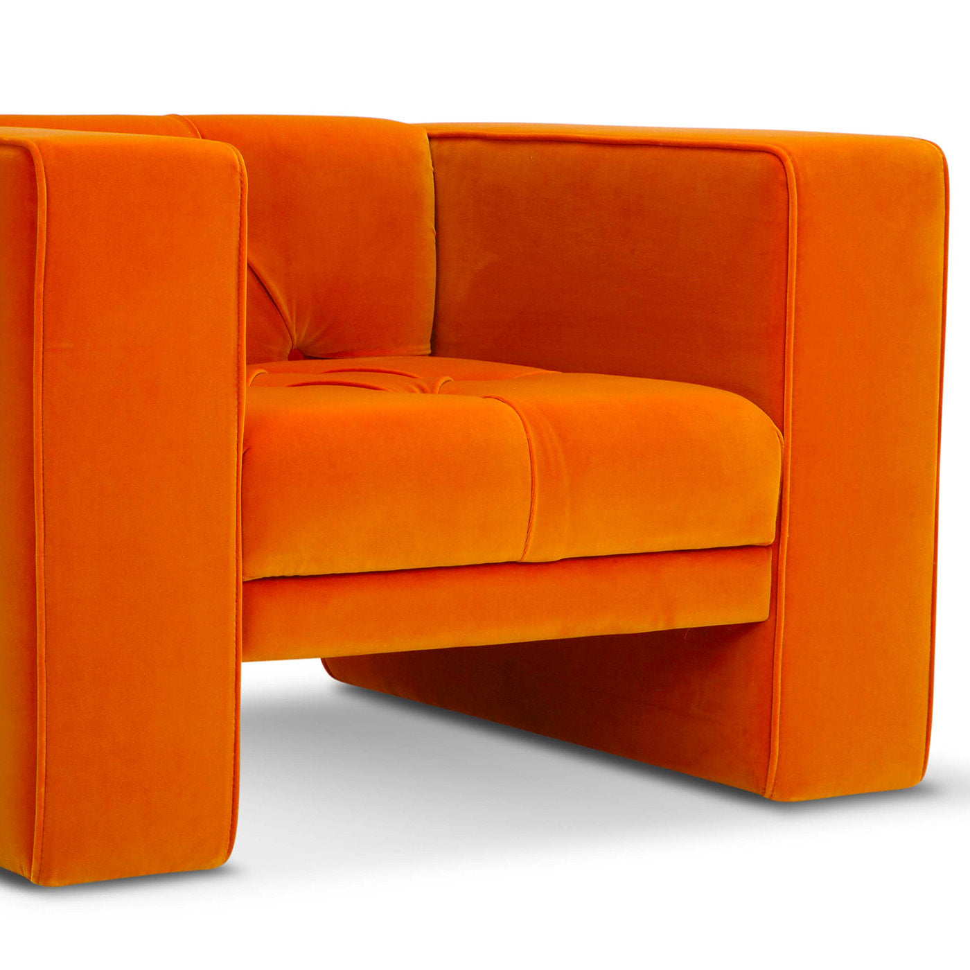Tubby Orange Armchair - Alternative view 1