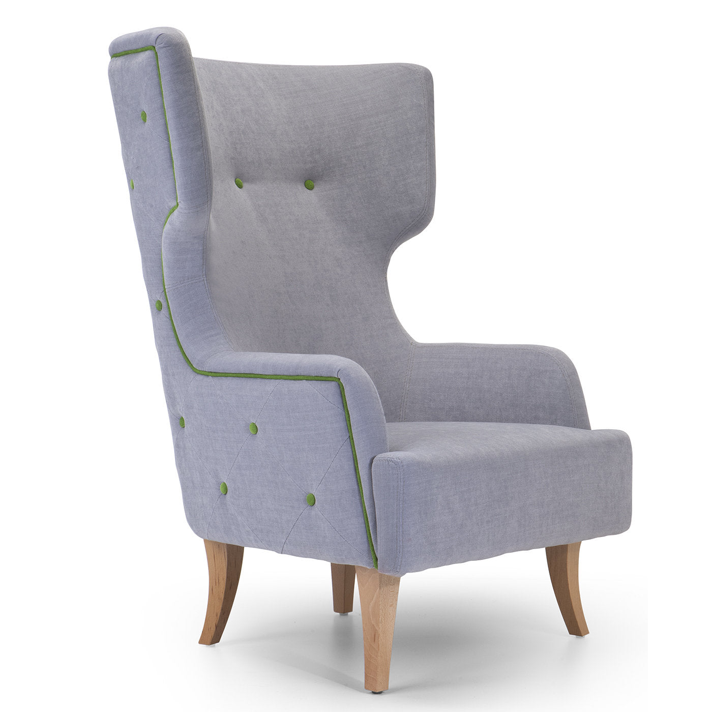 Donna Light Gray Armchair - Alternative view 1