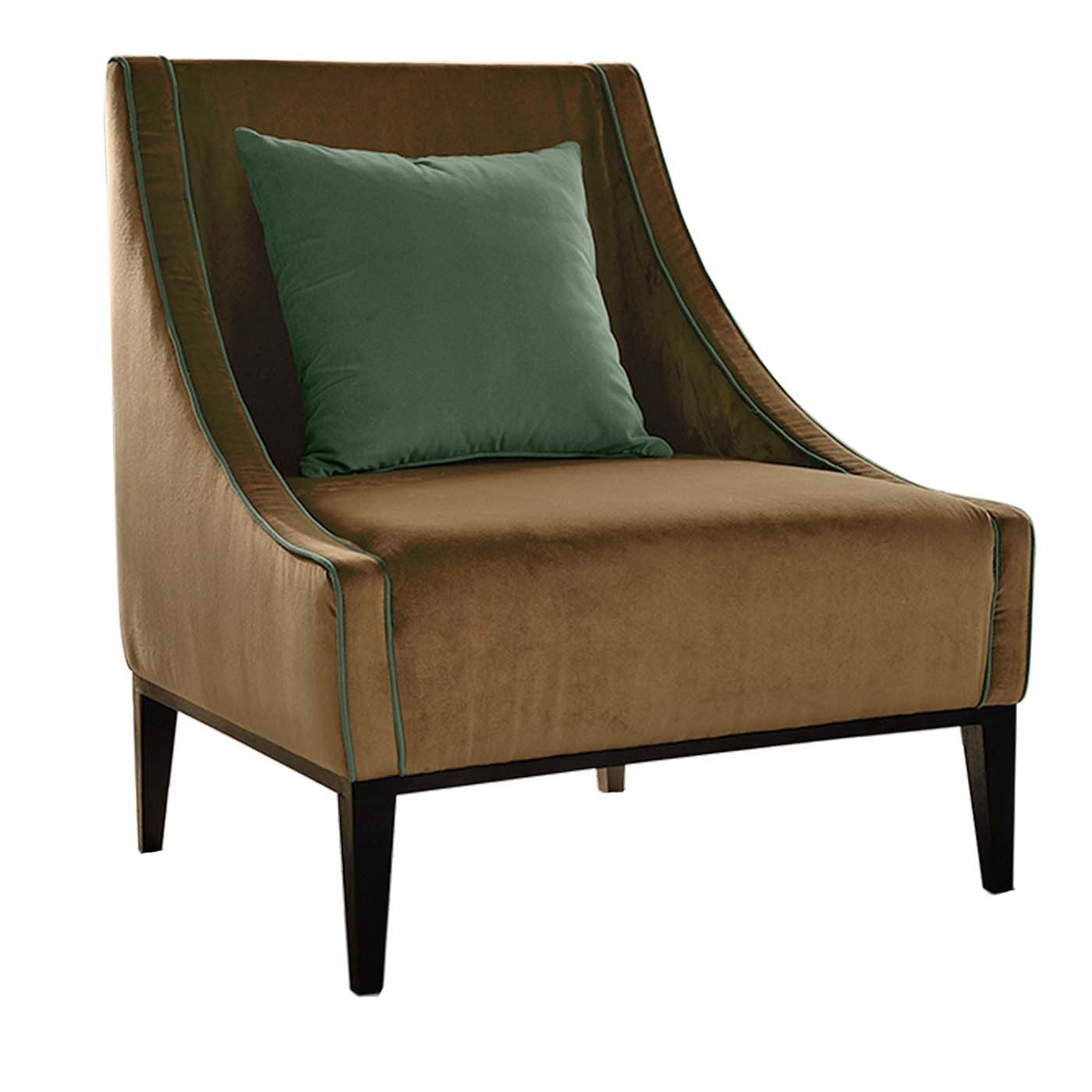 Sikka P61 Taupe Armchair - Main view