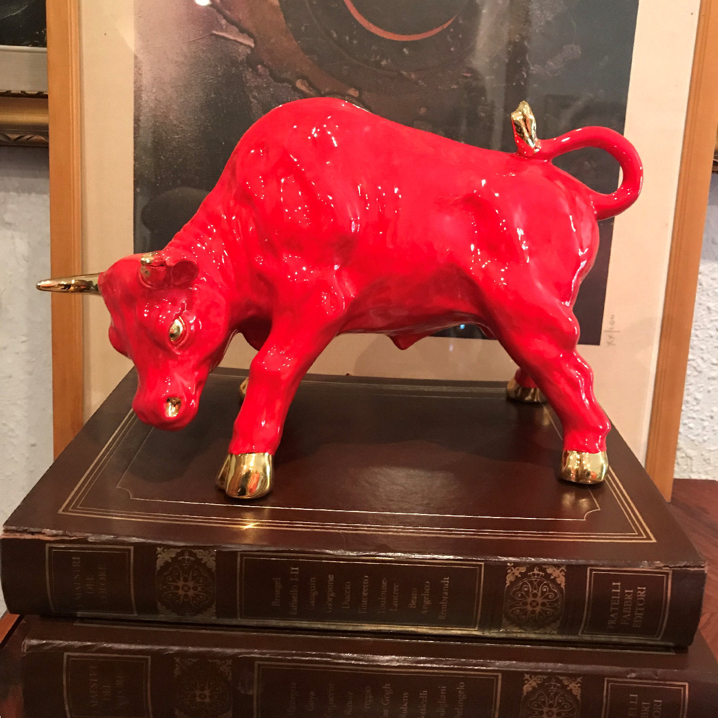 Red and Gold Bull - Alternative view 1