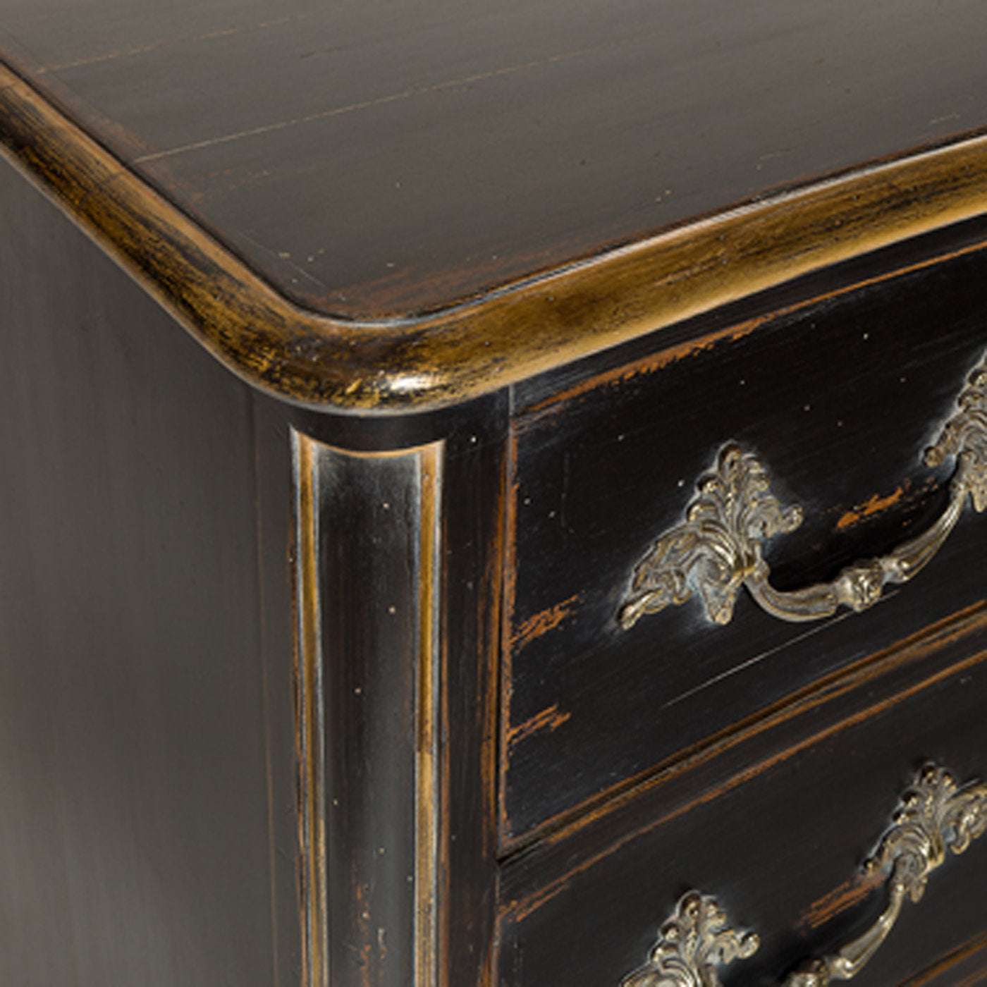 Black Chest of drawers Louis XV - Alternative view 1