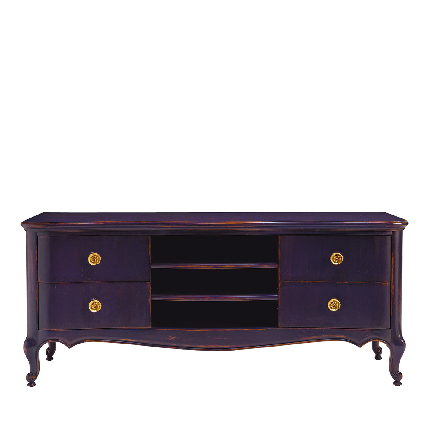 Meuble de salon violet Louis XV - Vue principale