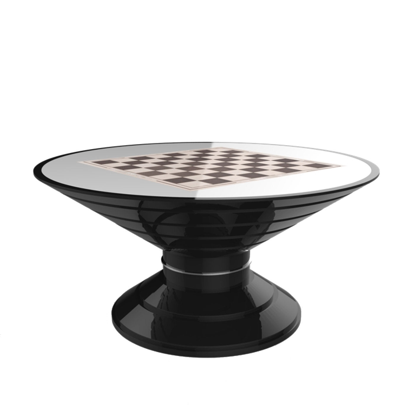Scaccomatto mesa de ajedrez negro RO - Vista principal