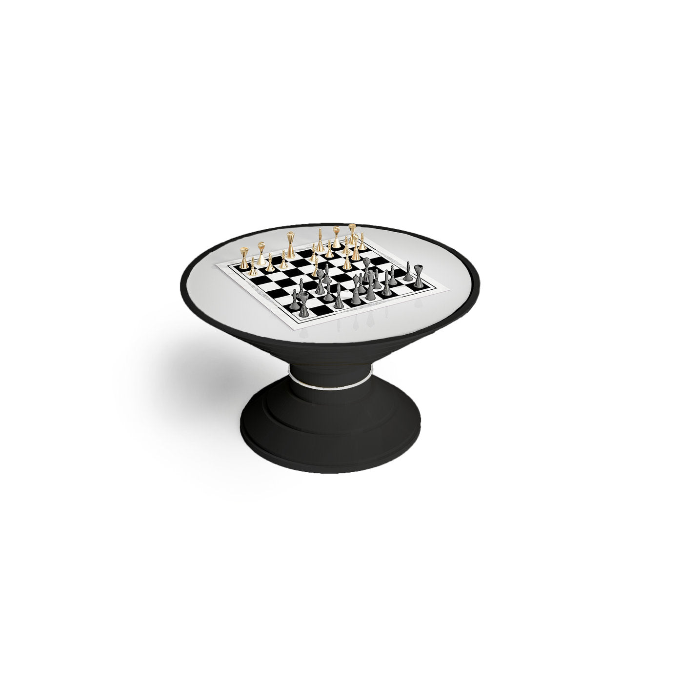 Scaccomatto mesa de ajedrez negro RO - Vista alternativa 1