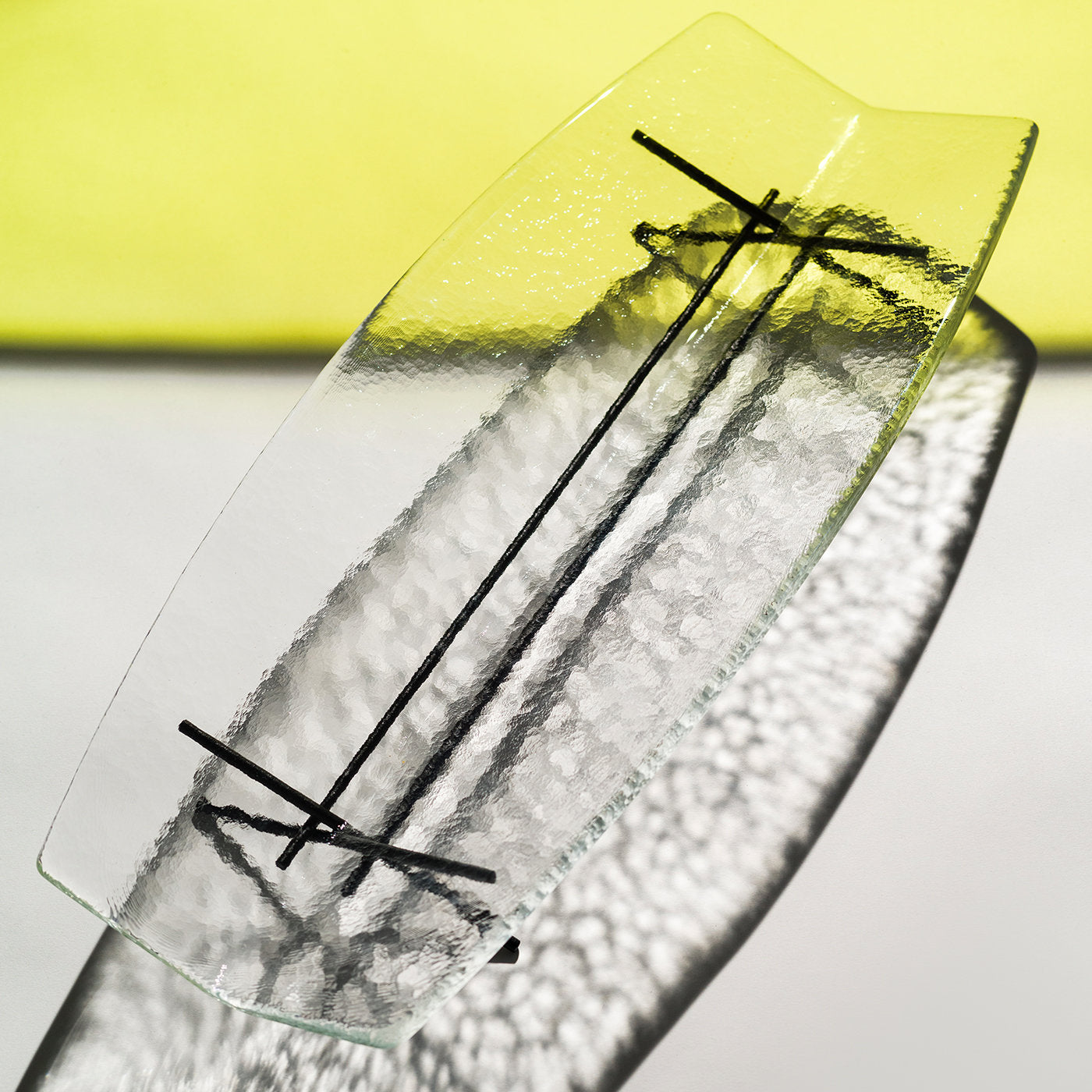 Centre de table en verre transparent Hakou - Vue alternative 1