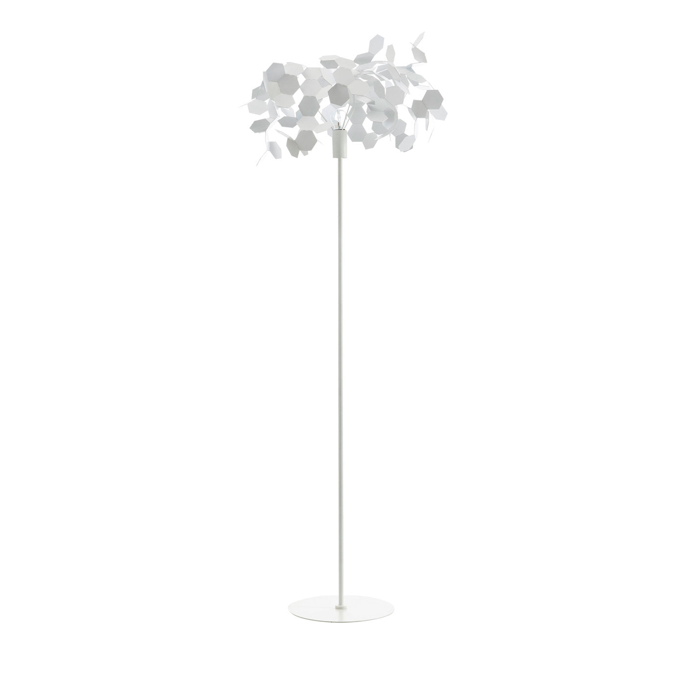 Andromeda White Floor Lamp by Paolo Ulian - Main view